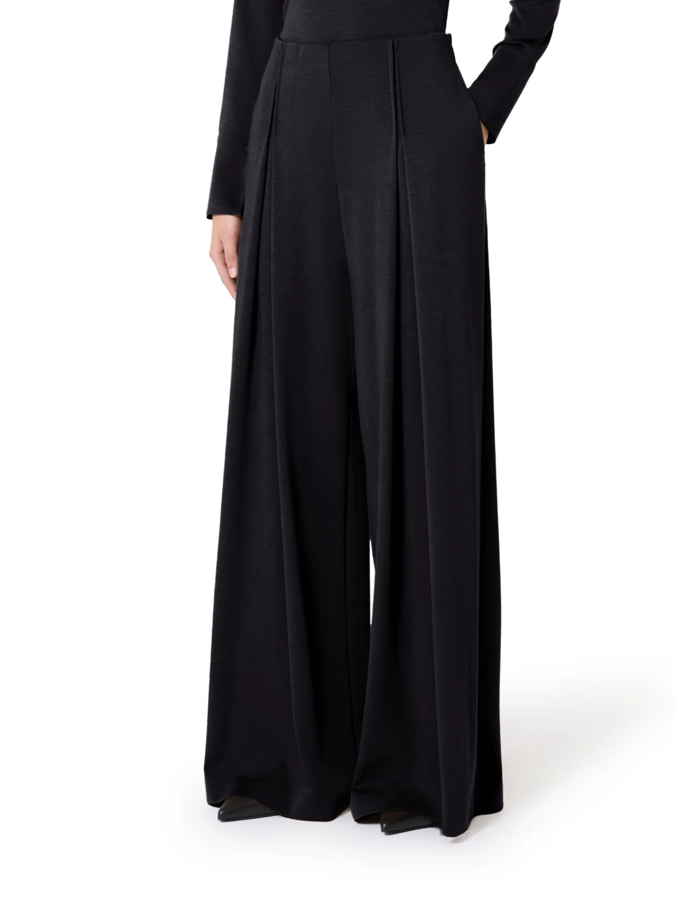 WOOL JERSEY TROUSERS - Image 3