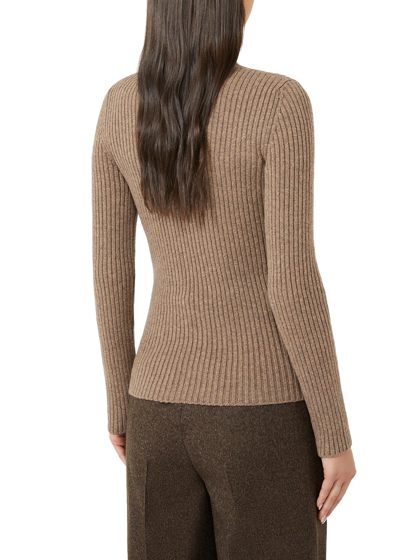 RIBBED WOOL AND CASHMERE TURTLENECK - Image 3