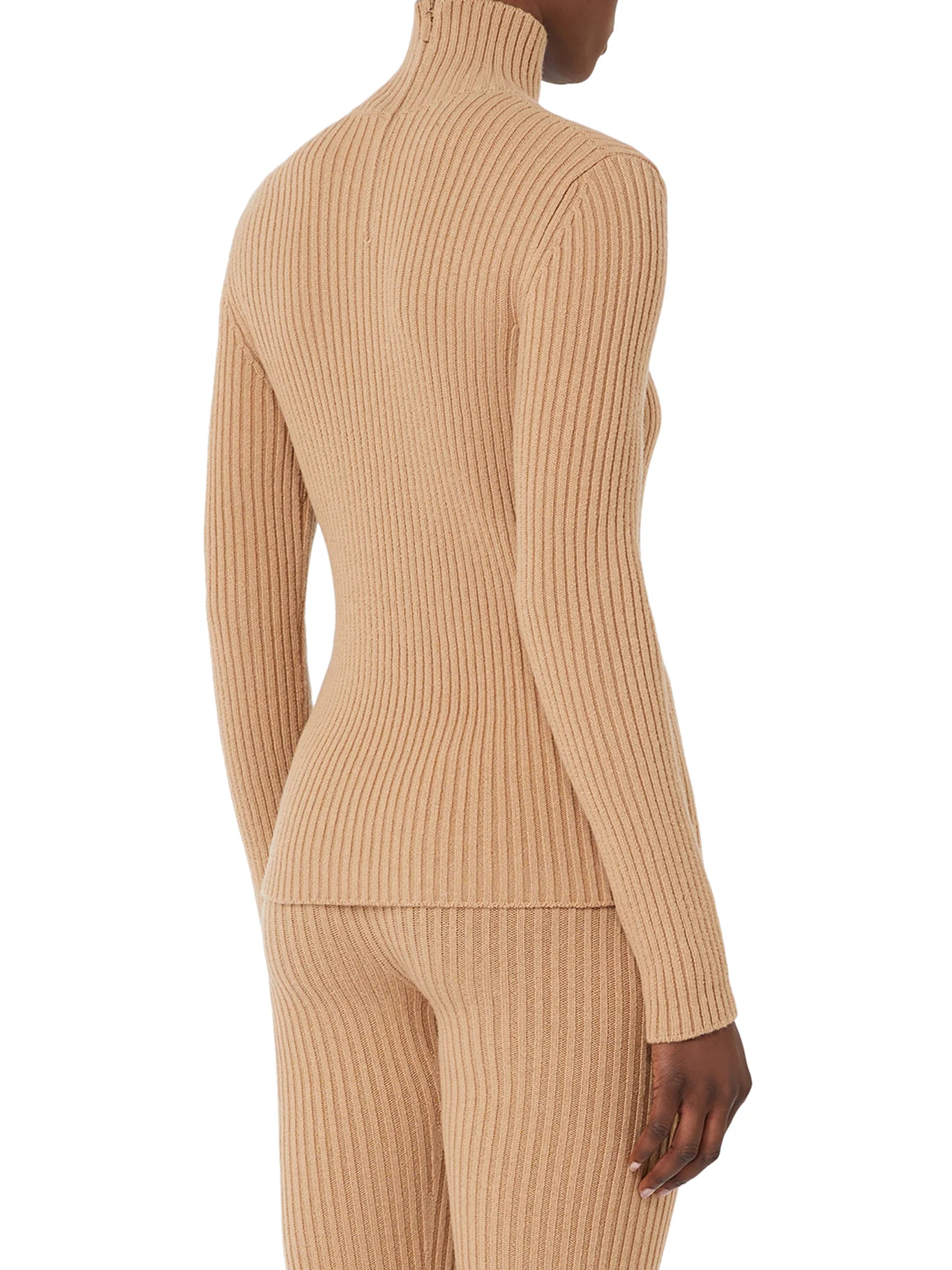 RIBBED WOOL AND CASHMERE TURTLENECK - Image 4