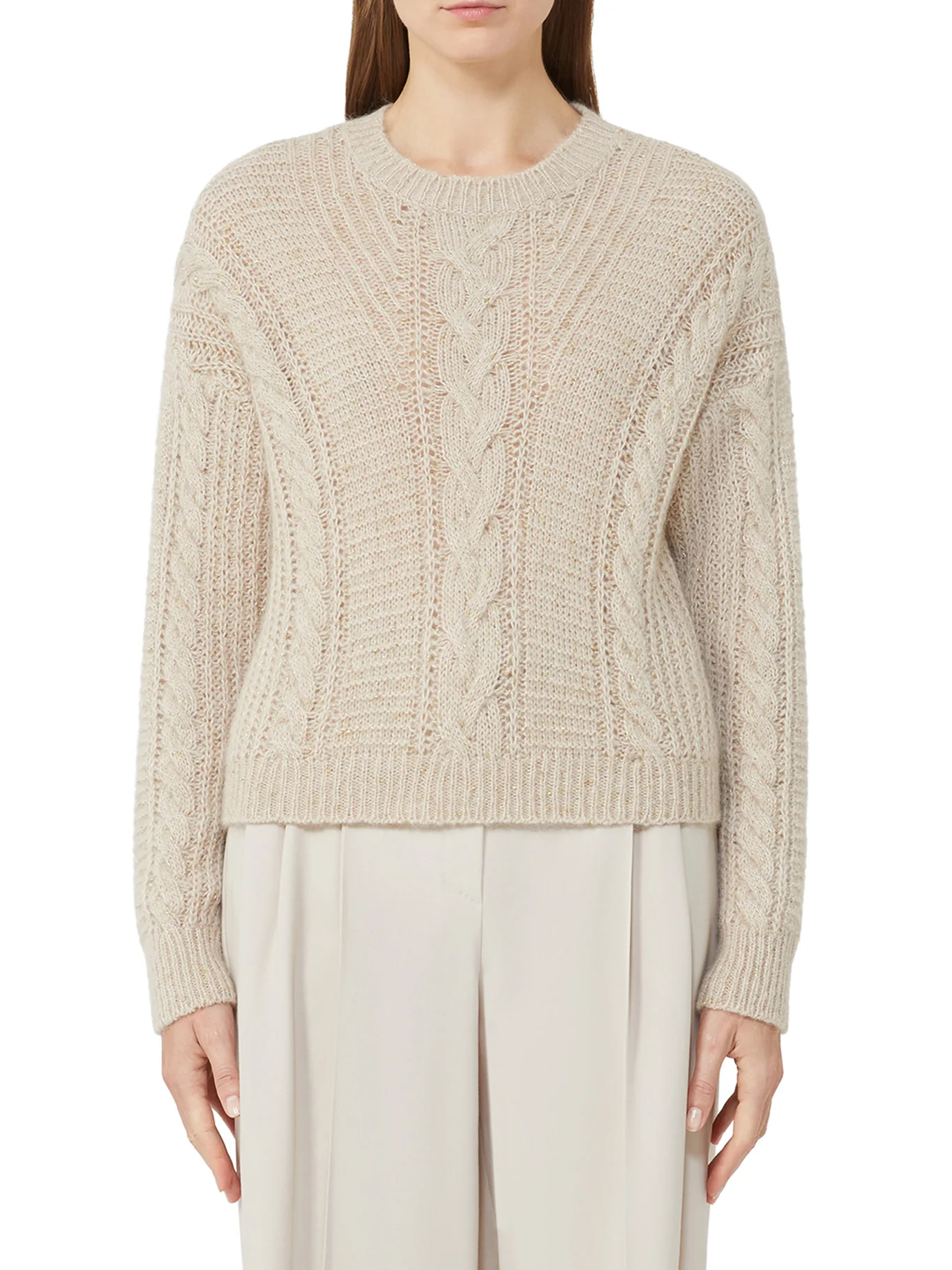 BOXY ALPACA BLEND SWEATER - Image 3