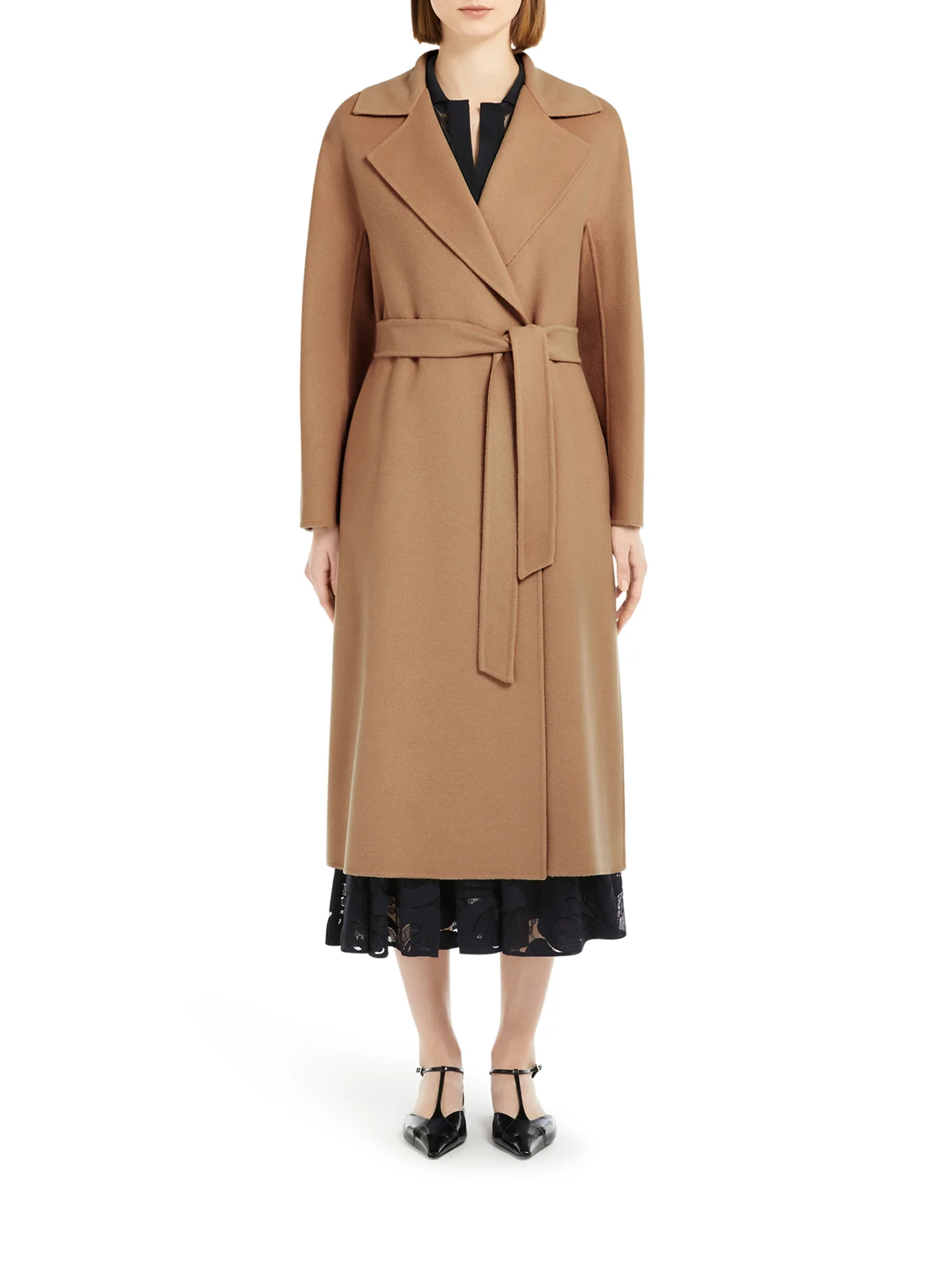 CASHMERE COAT WITH BELT - Image 3