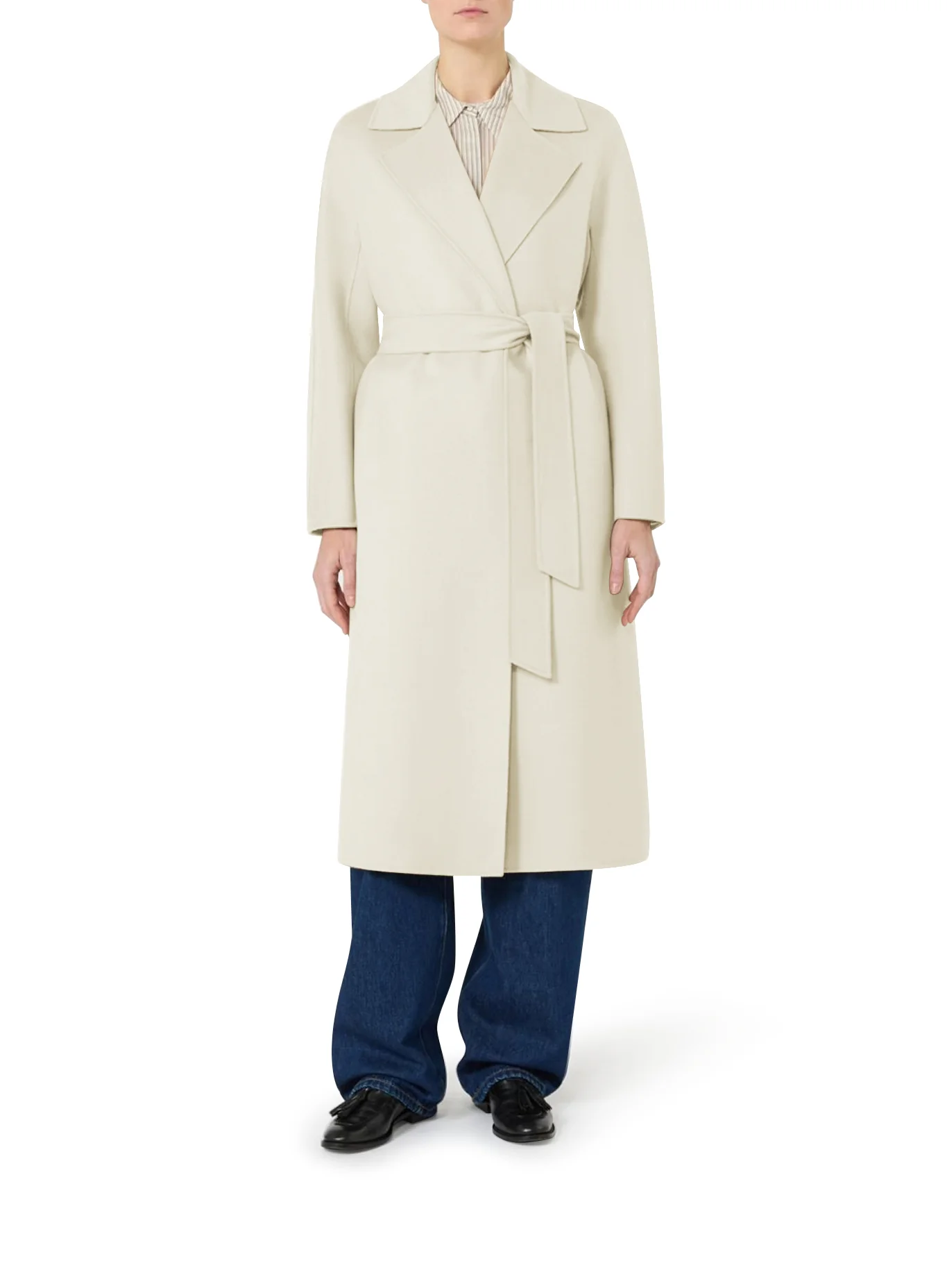 CASHMERE COAT WITH BELT - Image 2