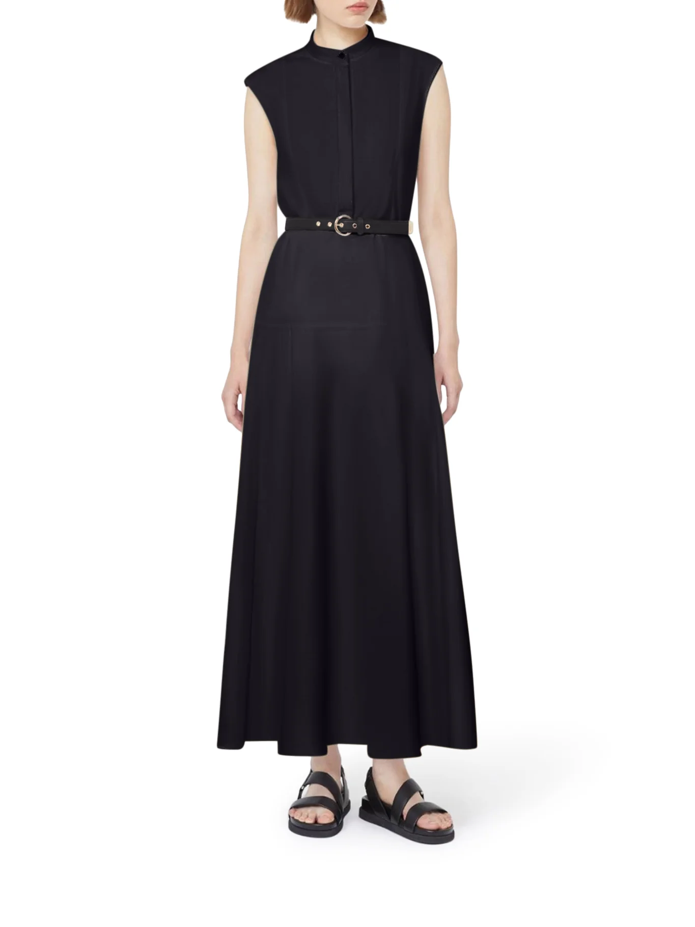 COTTON POPLIN WHEEL-SHAPED DRESS - Image 2