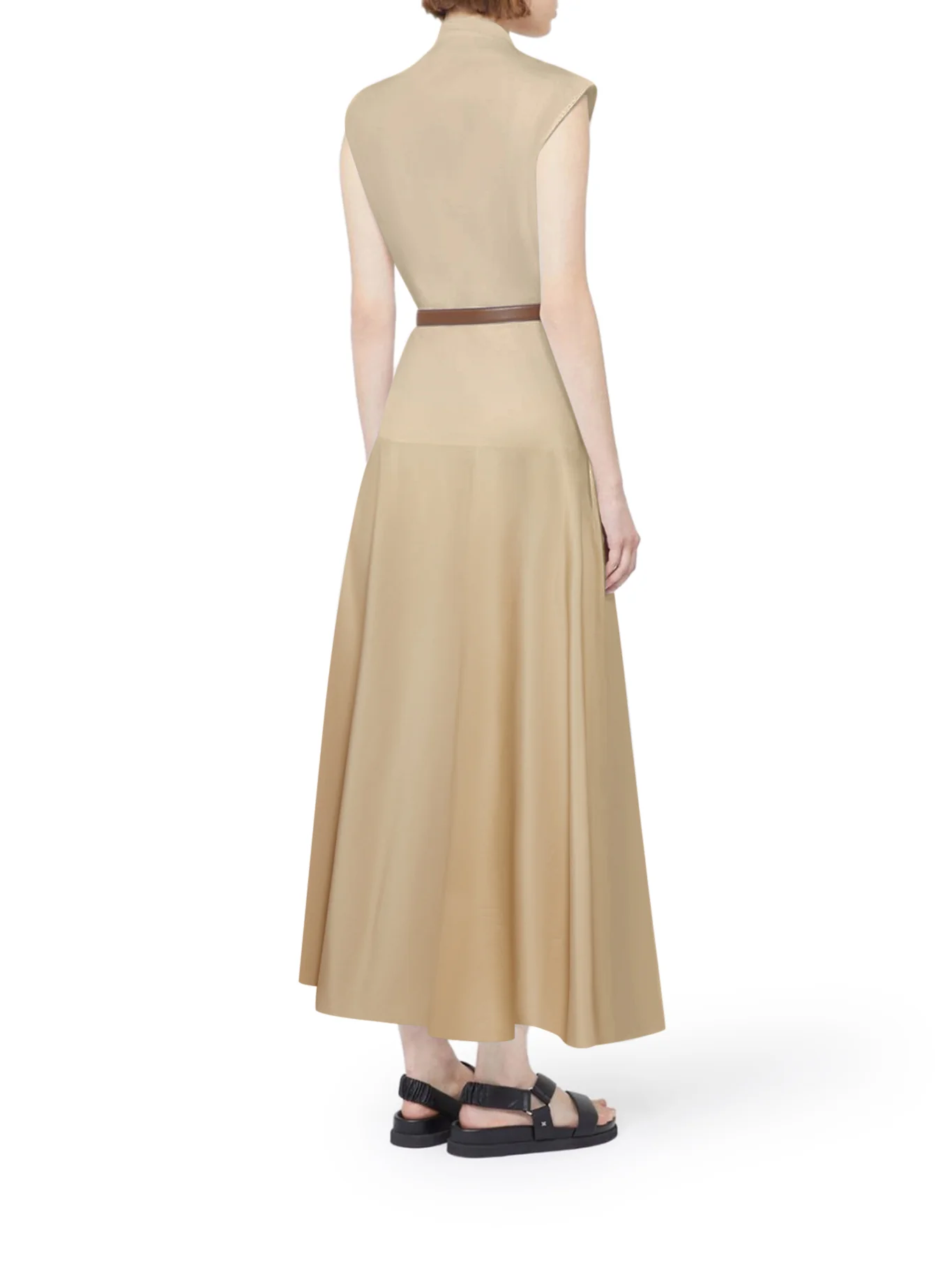 COTTON POPLIN WHEEL-SHAPED DRESS - Image 3