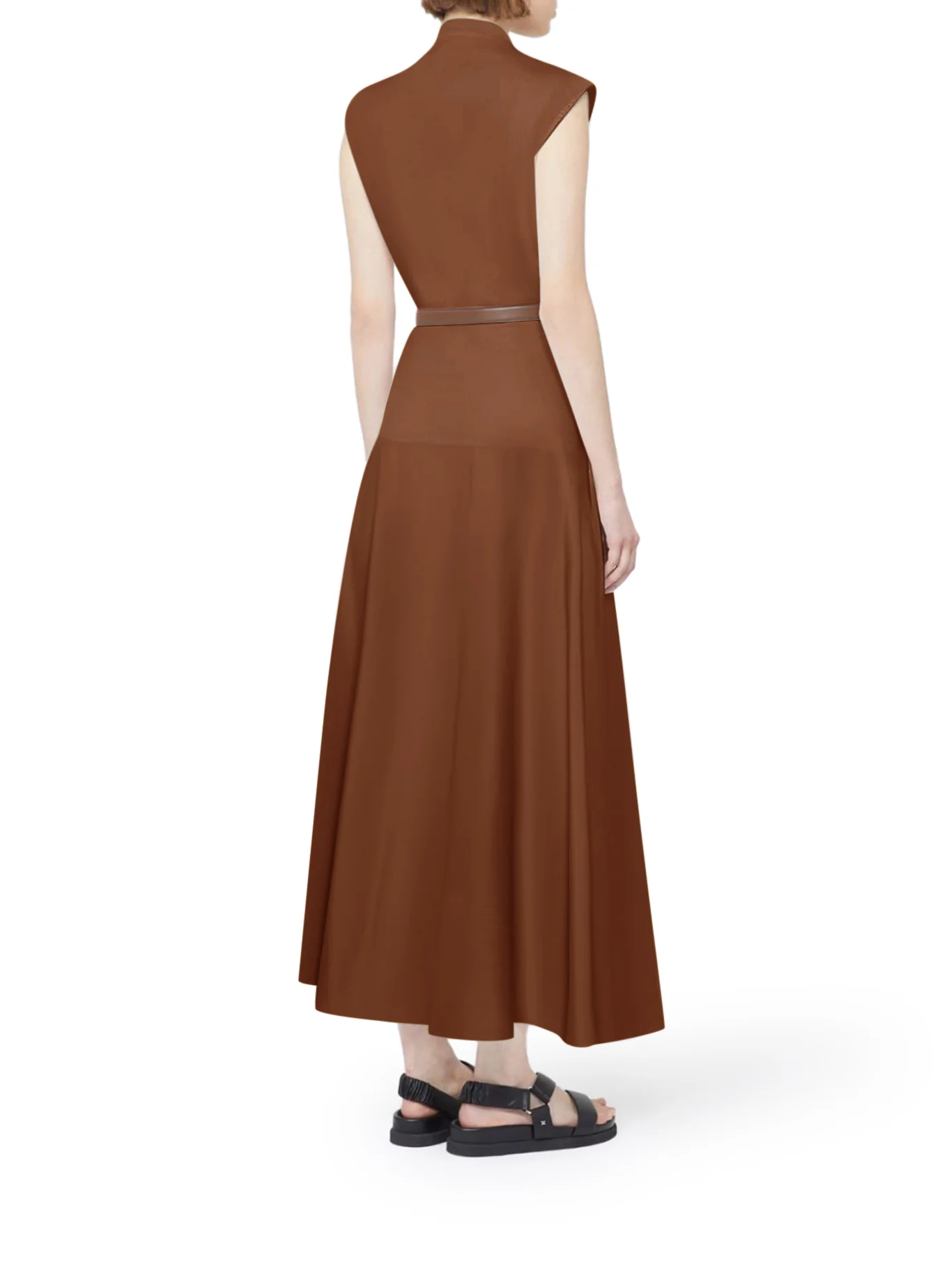 COTTON POPLIN WHEEL-SHAPED DRESS - Image 3