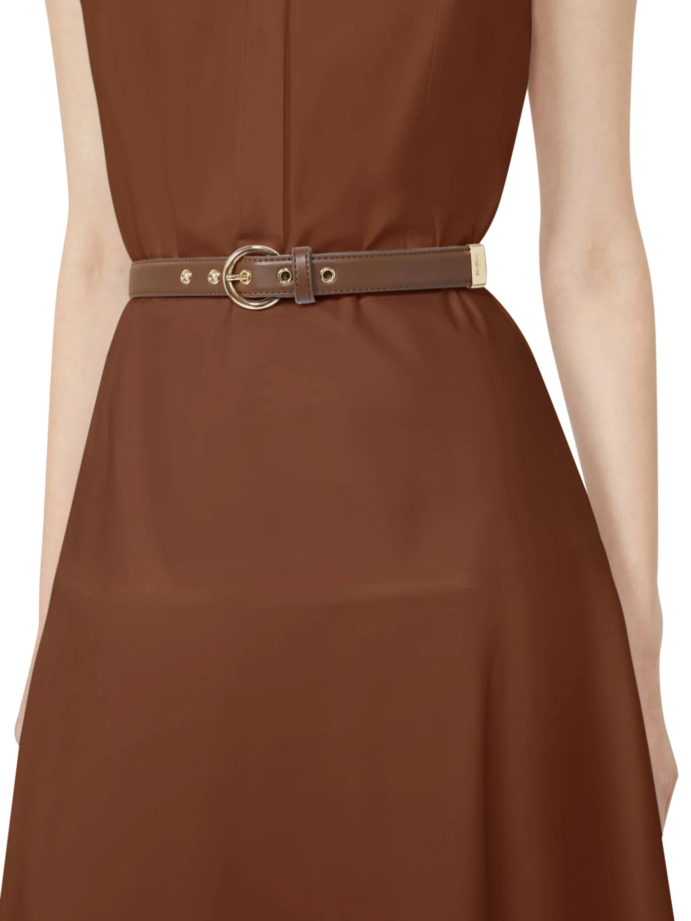 COTTON POPLIN WHEEL-SHAPED DRESS - Image 4