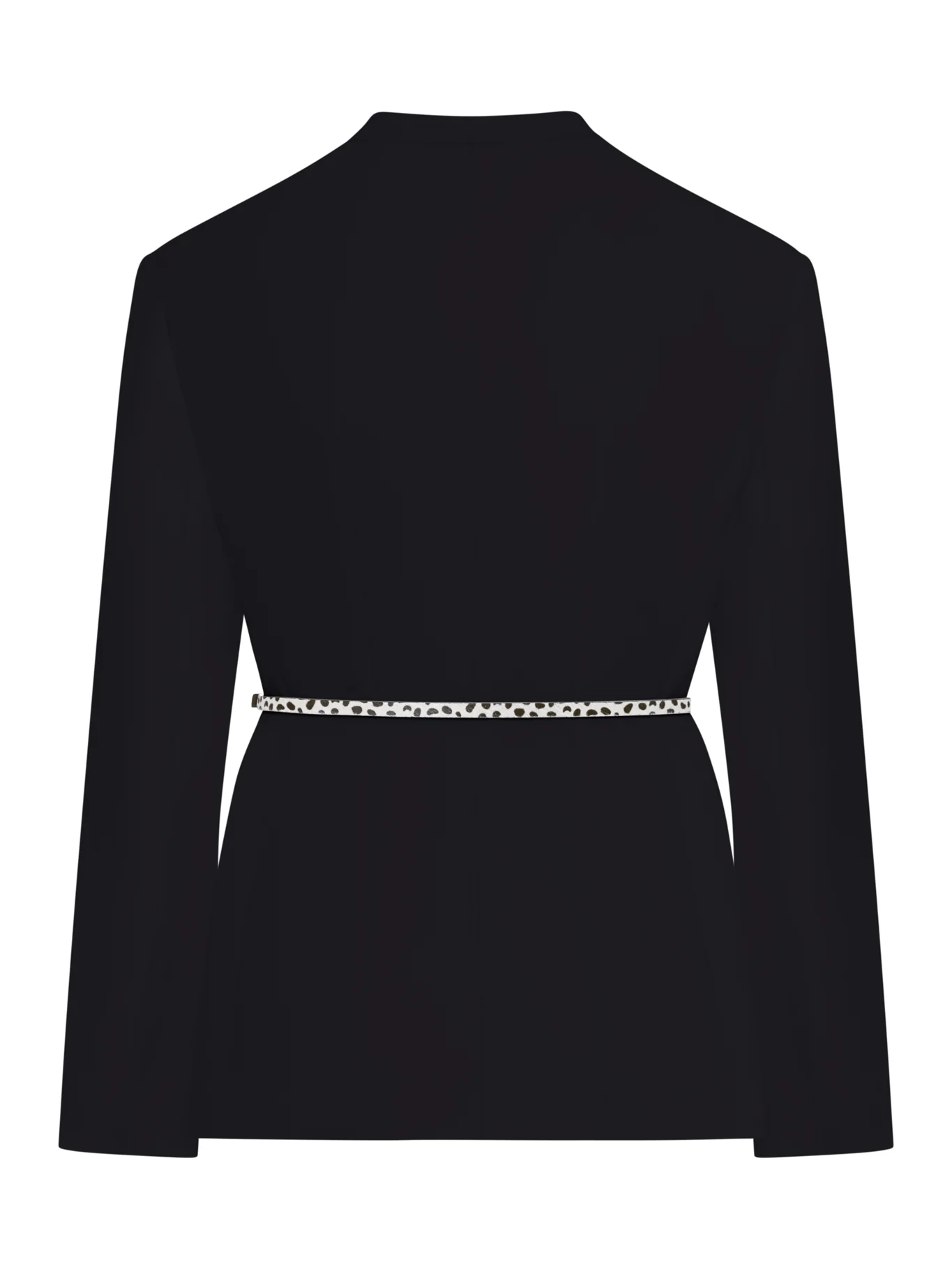 DOUBLE-BREASTED CADY JACKET WITH BELT - Image 2
