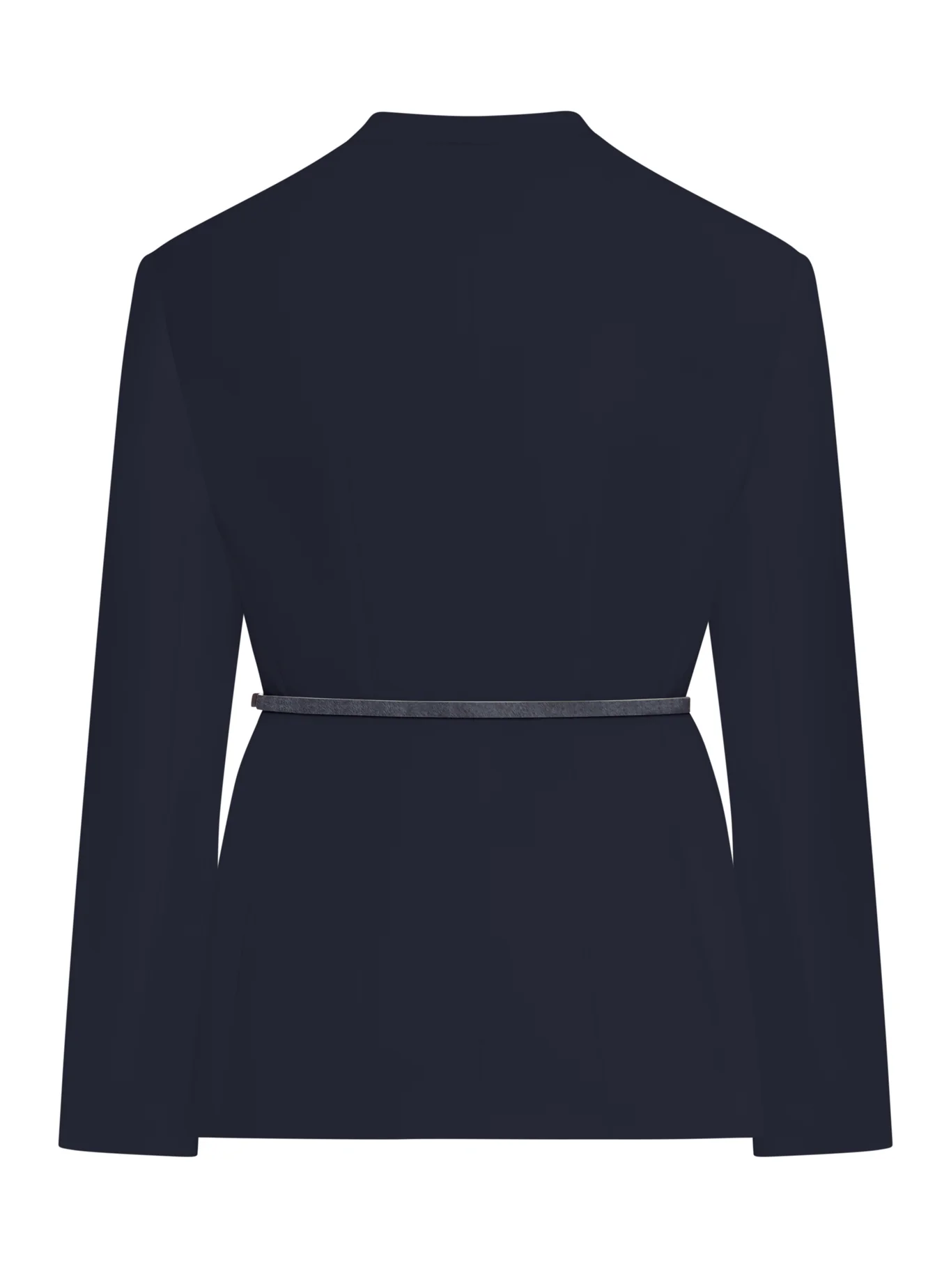 DOUBLE-BREASTED CADY JACKET WITH BELT - Image 2