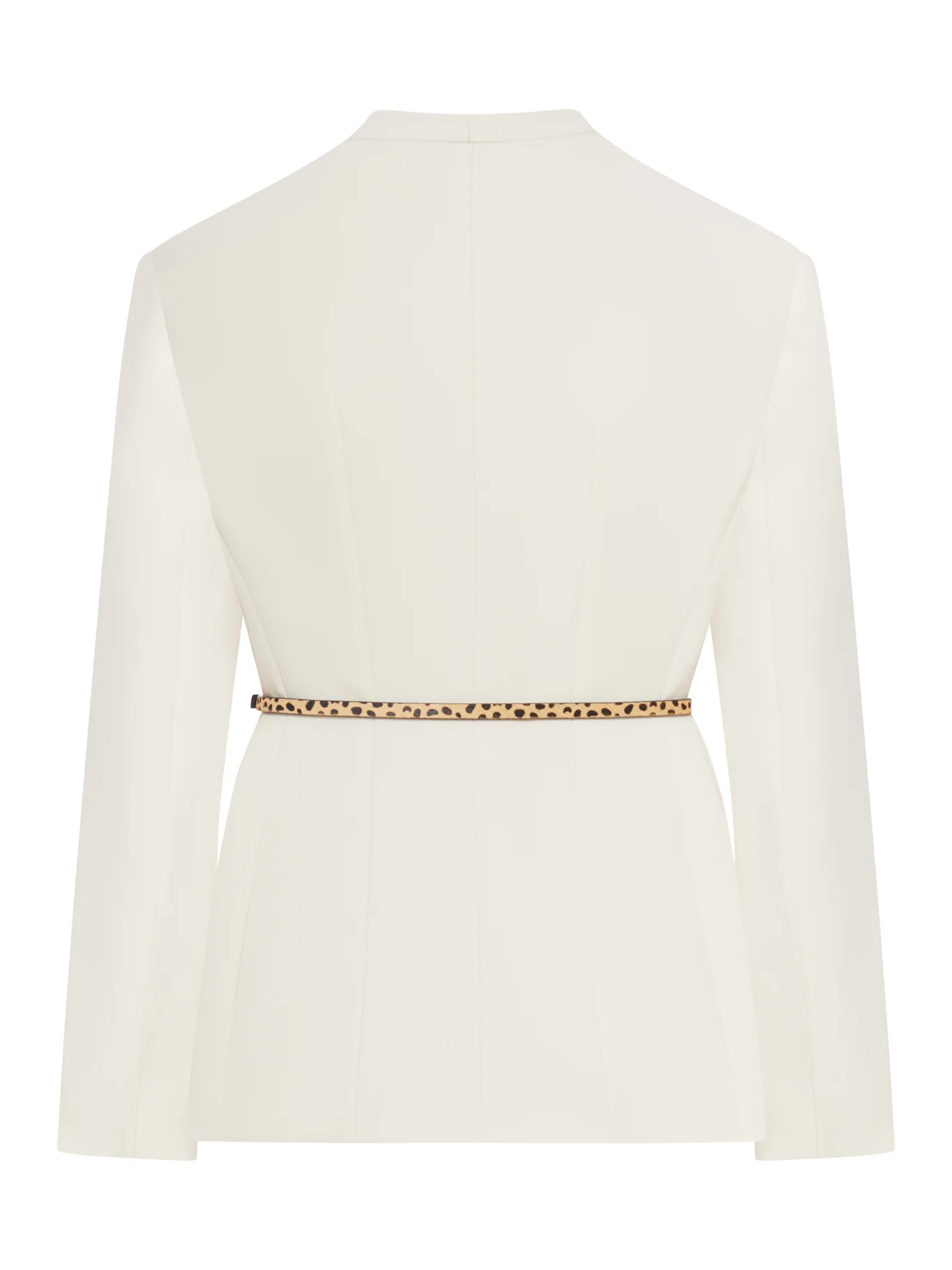 DOUBLE-BREASTED CADY JACKET WITH BELT - Image 2