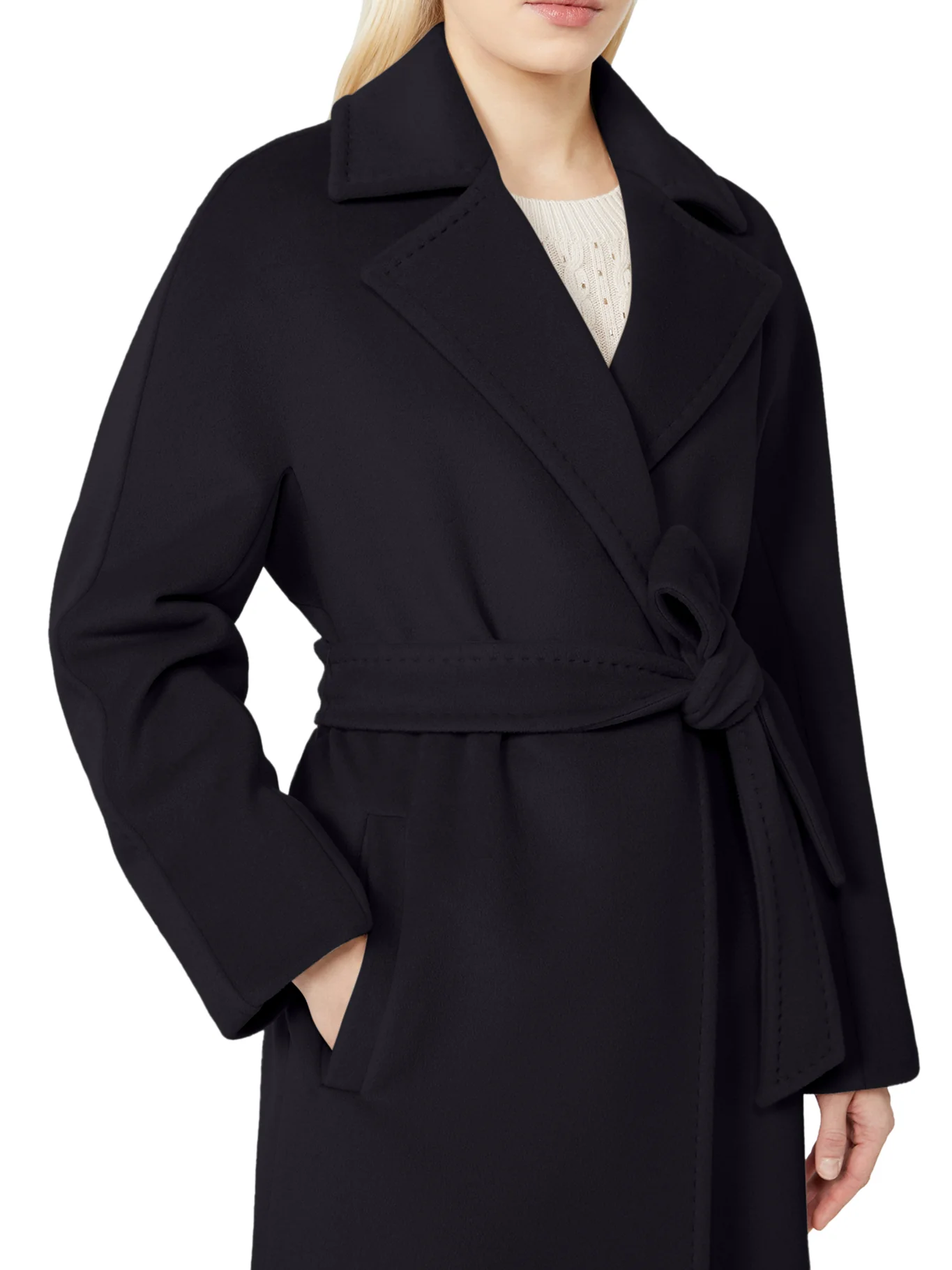 SCIRE BEAVER WOOL ROBE COAT - Image 4