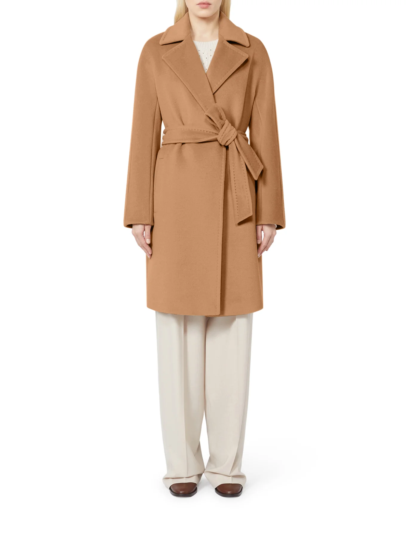 SCIRE BEAVER WOOL ROBE COAT - Image 2