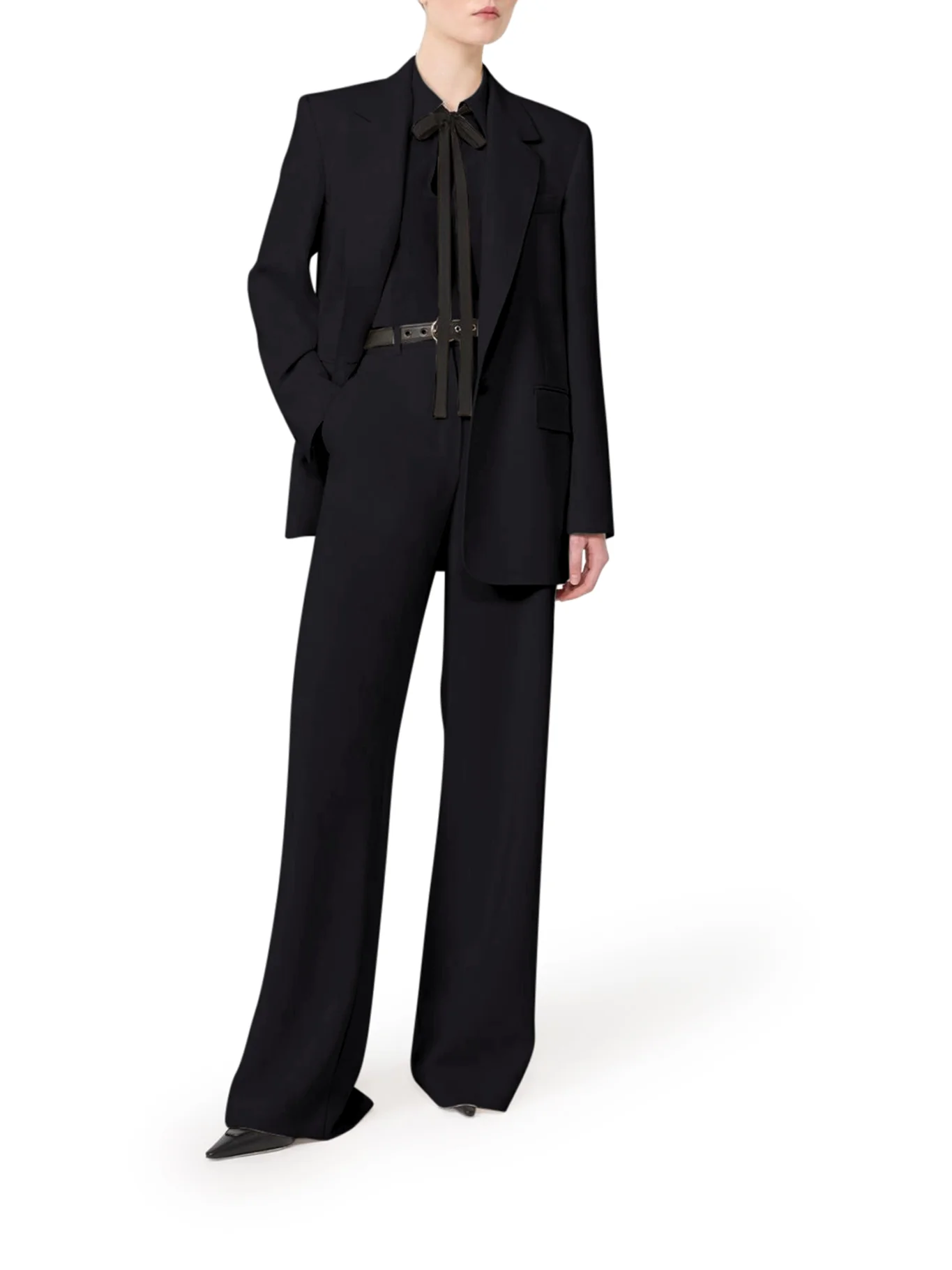 SINGLE-BREASTED CADY BLAZER - Image 2