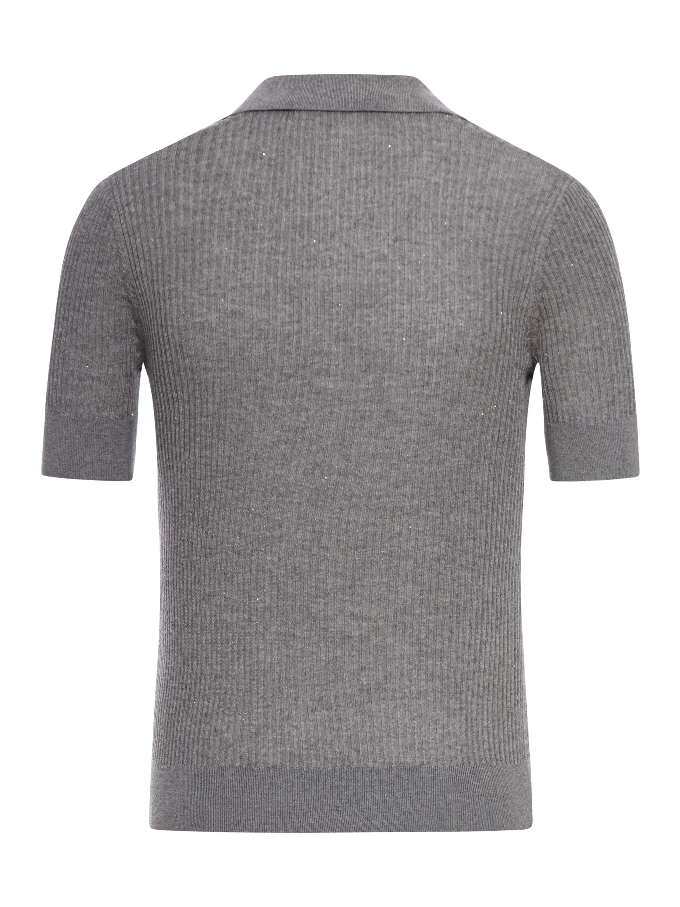 STRAW POLO IN WOOL AND SILK WITH SEQUINS - Image 2
