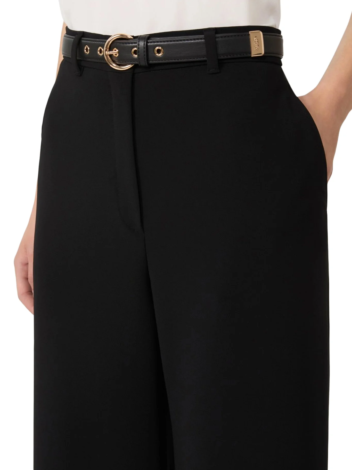 WIDE LEG CADY PANTS - Image 5