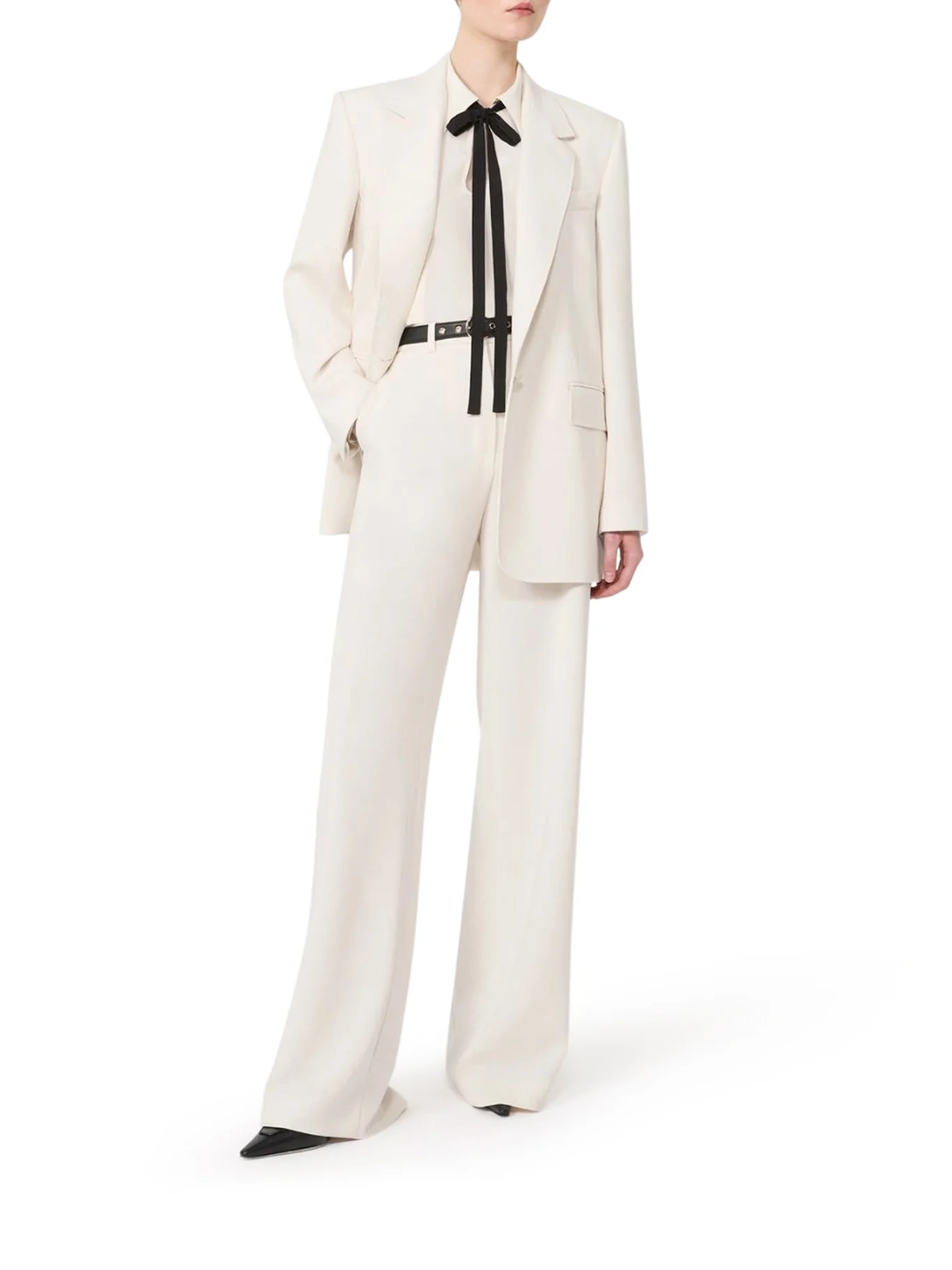 WIDE LEG CADY PANTS - Image 2