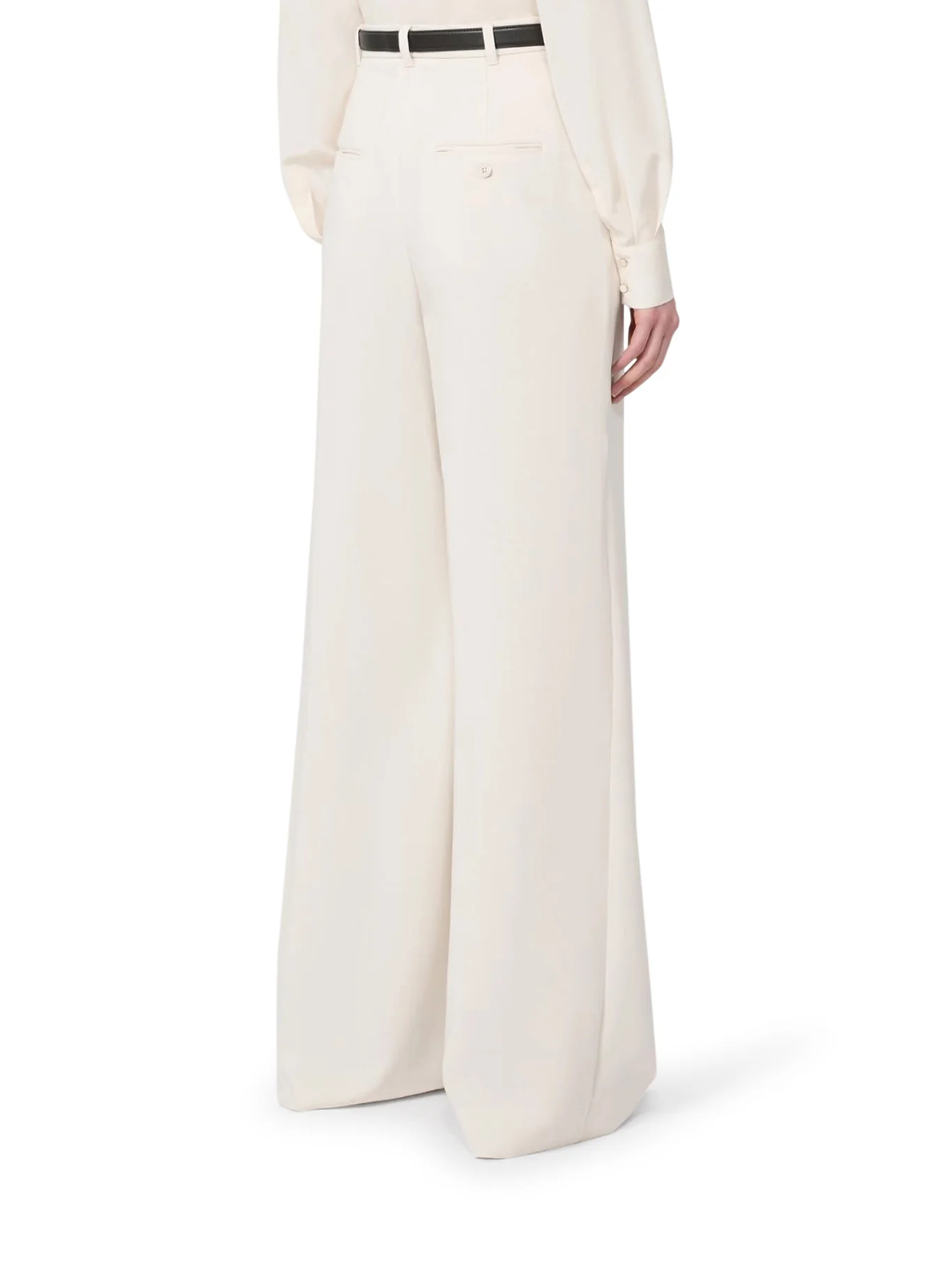WIDE LEG CADY PANTS - Image 4