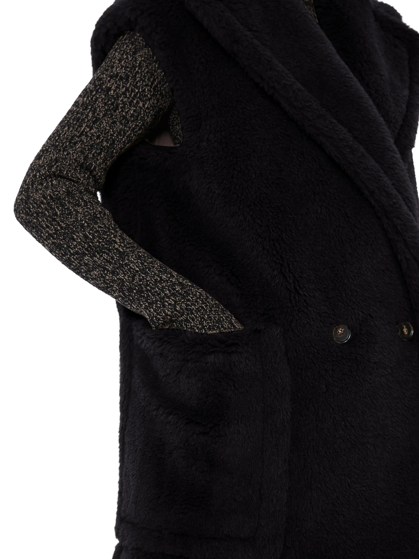 TEDDY VEST IN ALPACA AND WOOL - Image 4