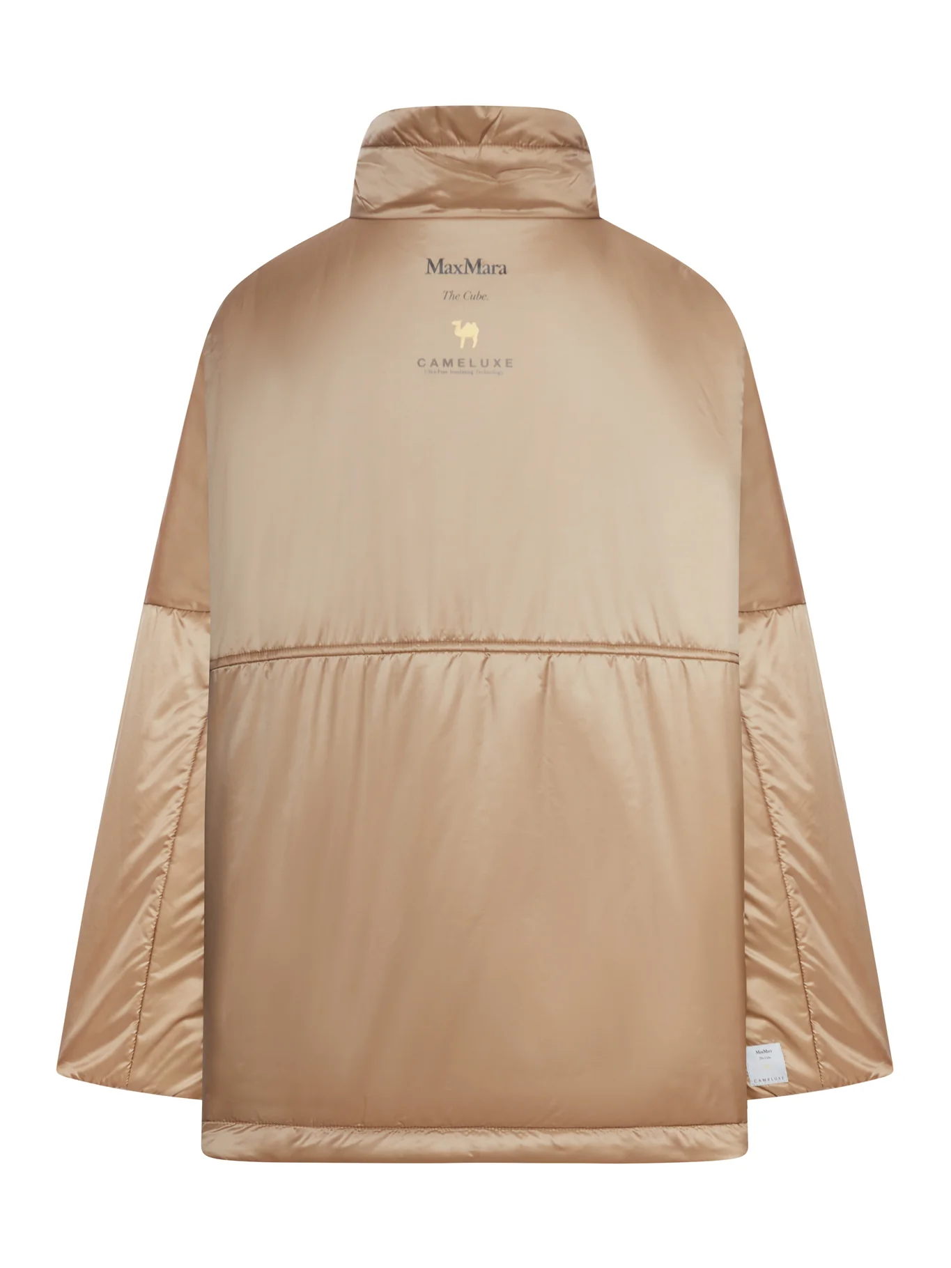 PADDED JACKET WITH HIGH COLLAR IN ANTI-DROP CANVAS - Image 2