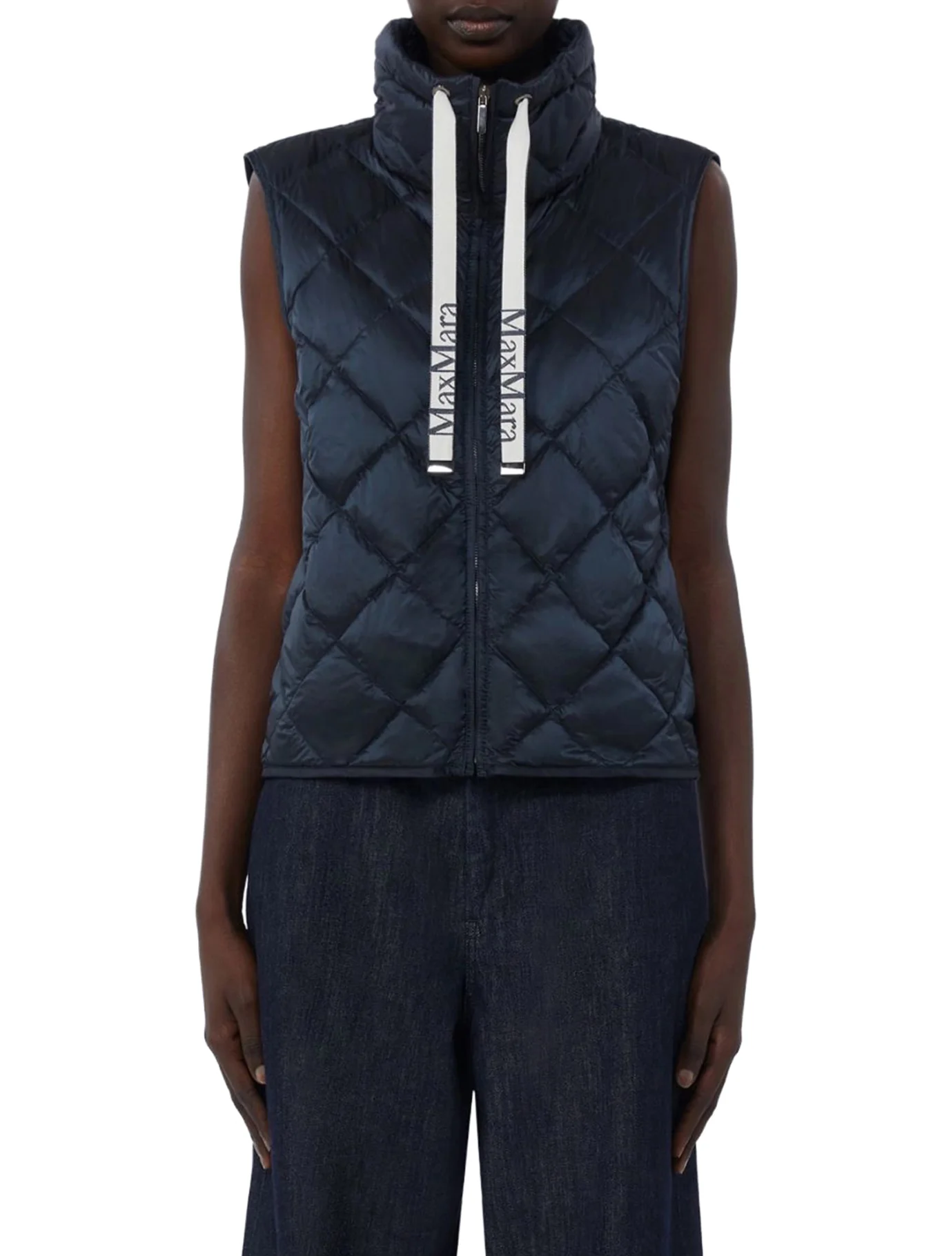 PADDED VEST IN DROP-RESISTANT NYLON CANVAS - Image 3