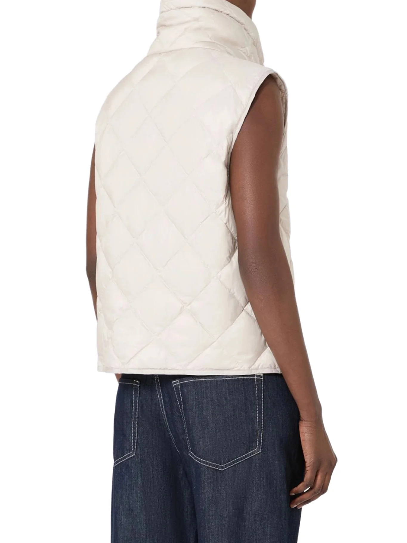 PADDED VEST IN DROP-RESISTANT NYLON CANVAS - Image 4