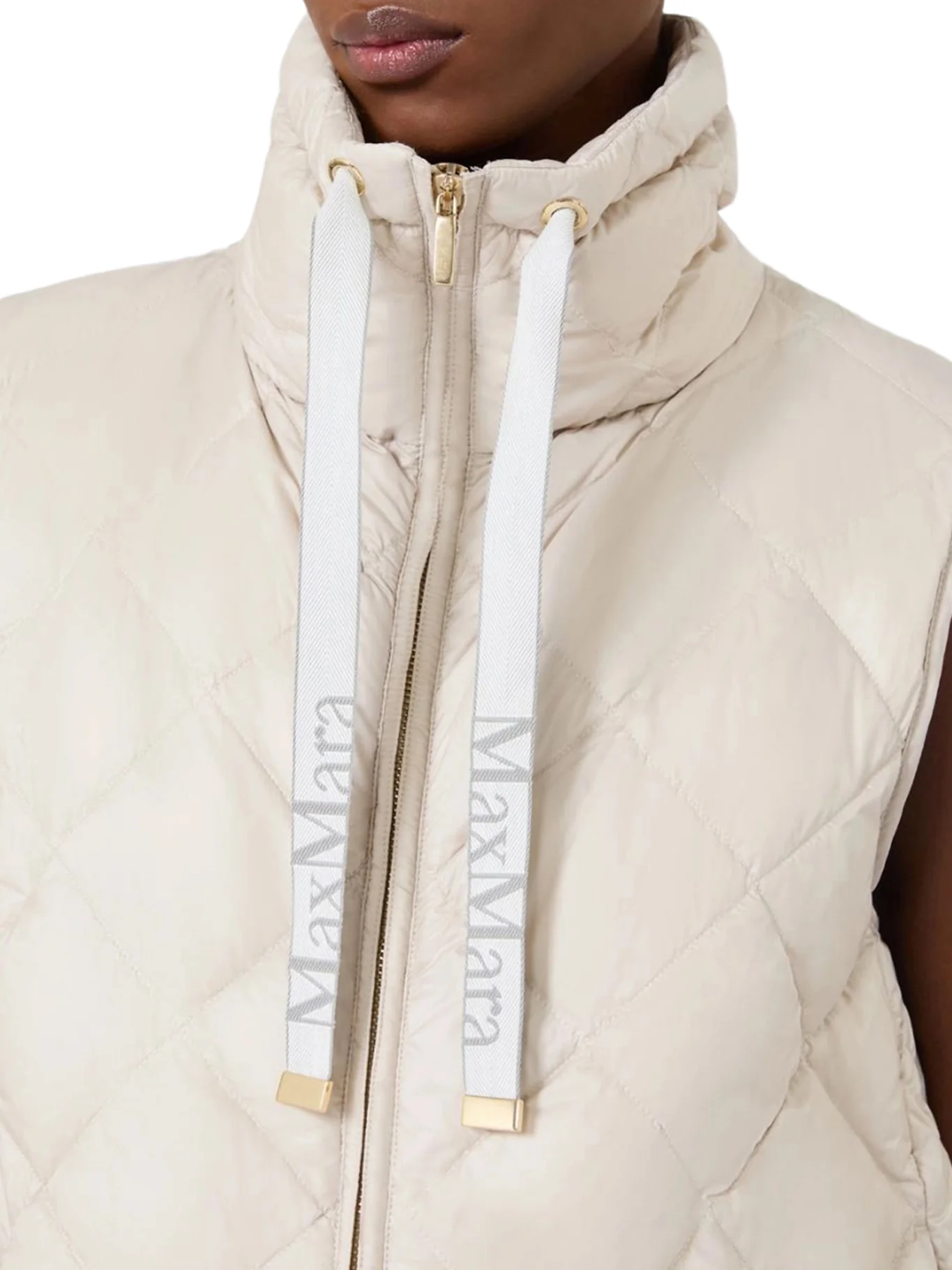 PADDED VEST IN DROP-RESISTANT NYLON CANVAS - Image 5