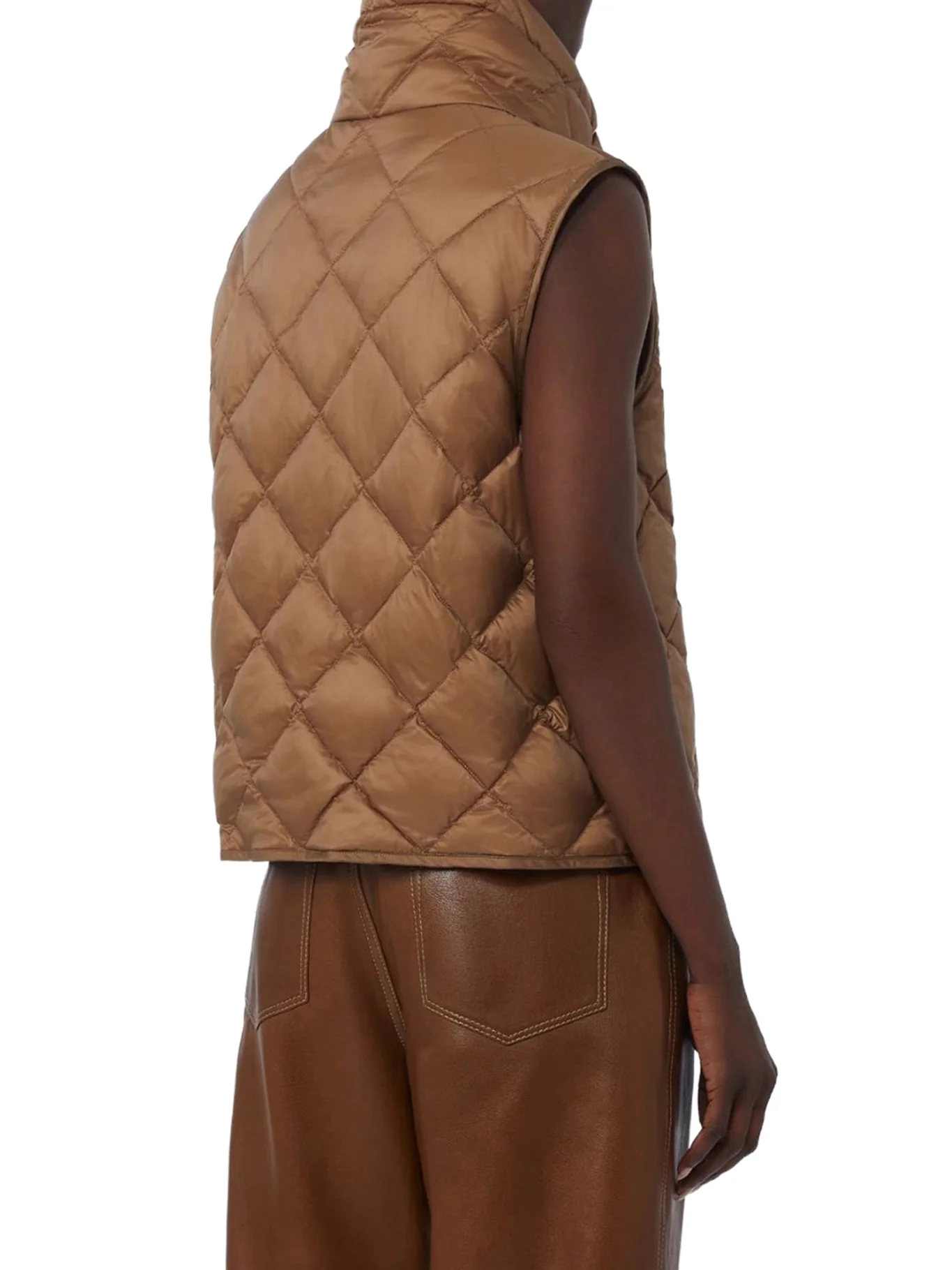 PADDED VEST IN DROP-RESISTANT NYLON CANVAS - Image 4