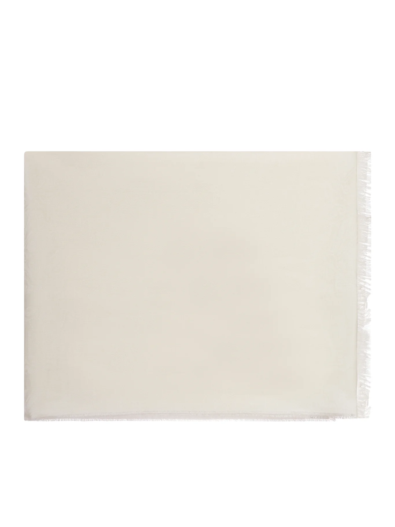VETUSTA WOOL AND SILK SCARF WITH JACQUARD LOGO - Image 2