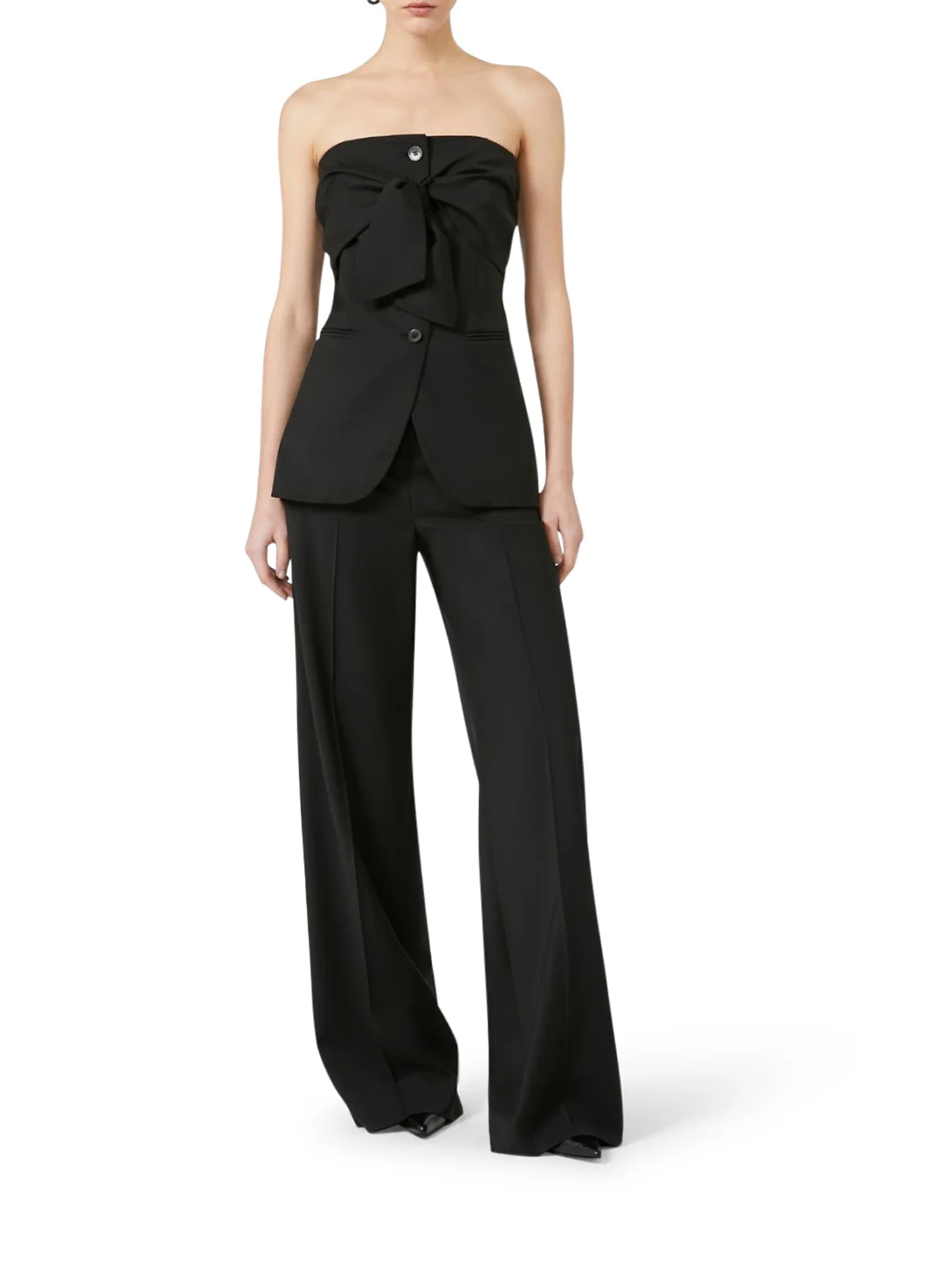 STRAIGHT TROUSERS IN LIGHT WOOL - Image 2