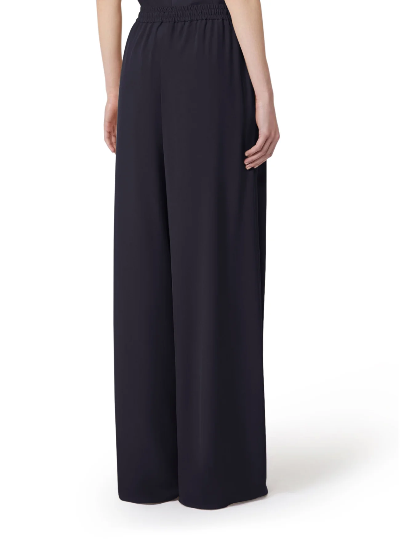 WIDE TROUSERS IN WASHED SILK - Image 3