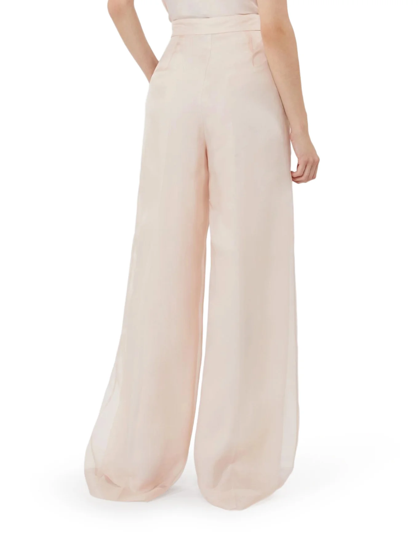 OLIVI TROUSERS IN SILK ORGANZA - Image 4