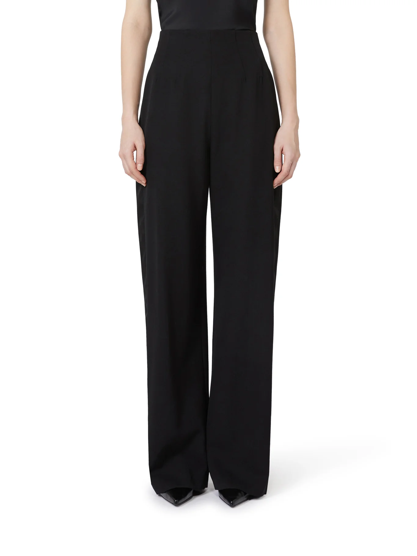 SATIRE TROUSERS IN WOOL GABARDINE - Image 3