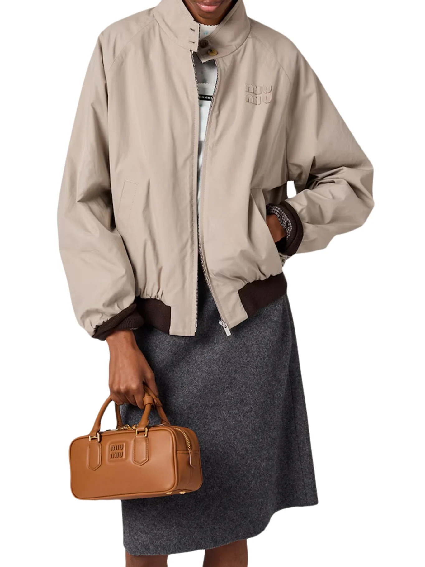 ARCADIE SMOOTH LEATHER BAG - Image 3