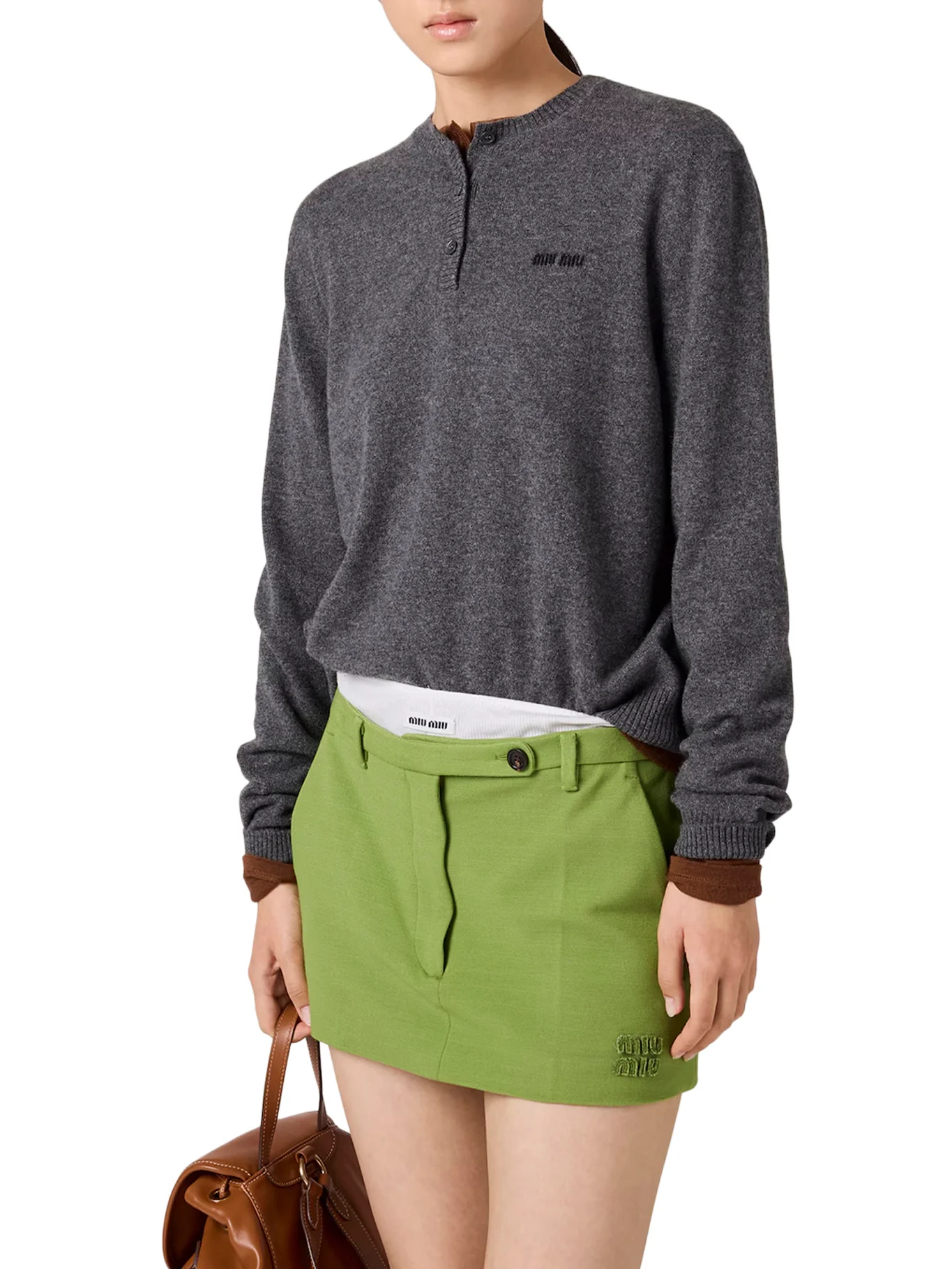CREW NECK CASHMERE SWEATER - Image 2