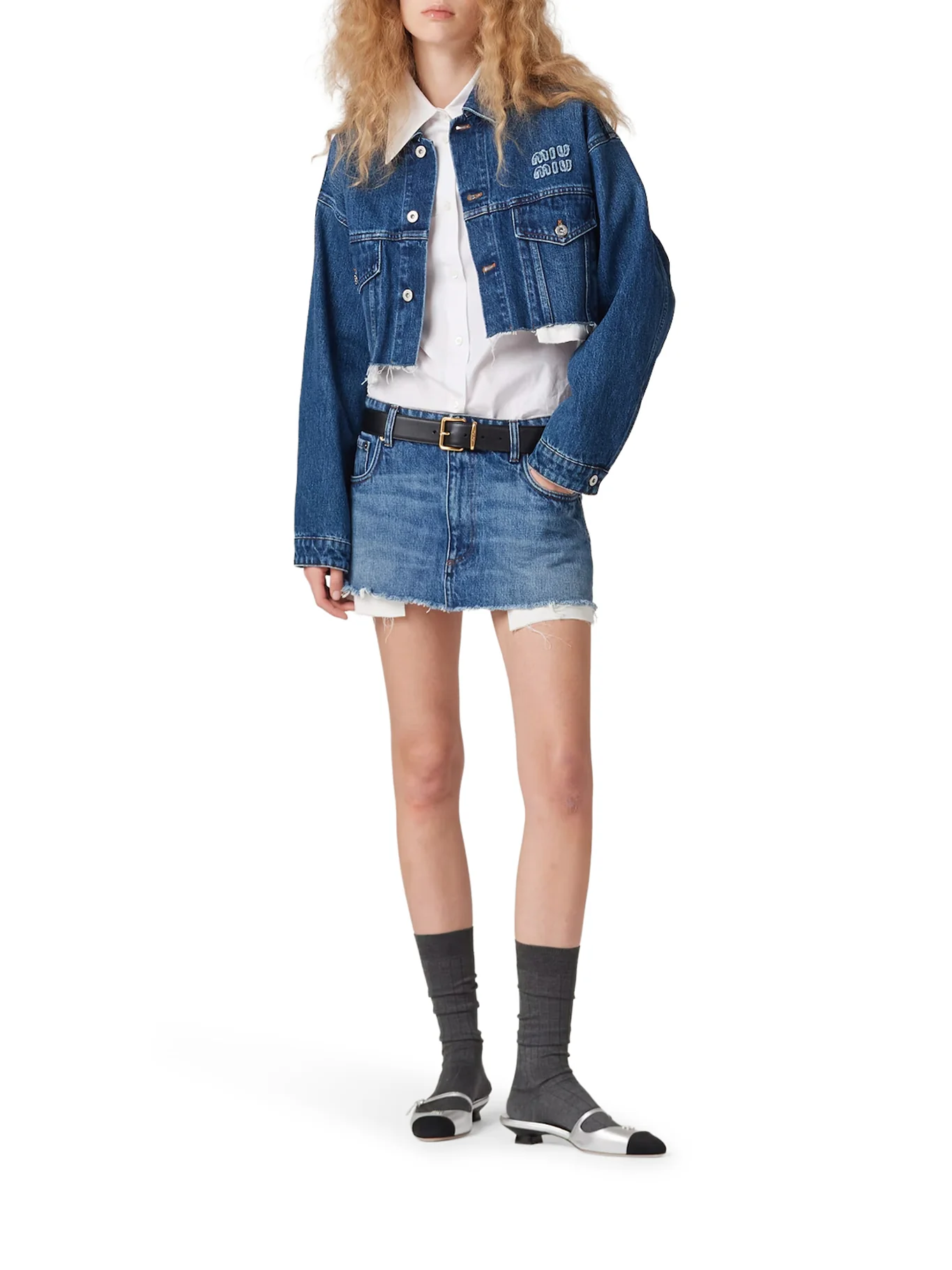 DENIM BLOUSON - Image 2