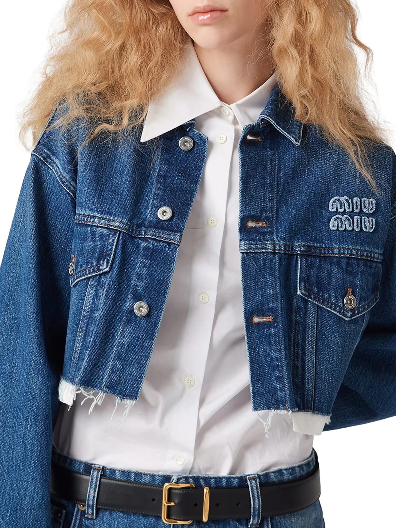 DENIM BLOUSON - Image 4