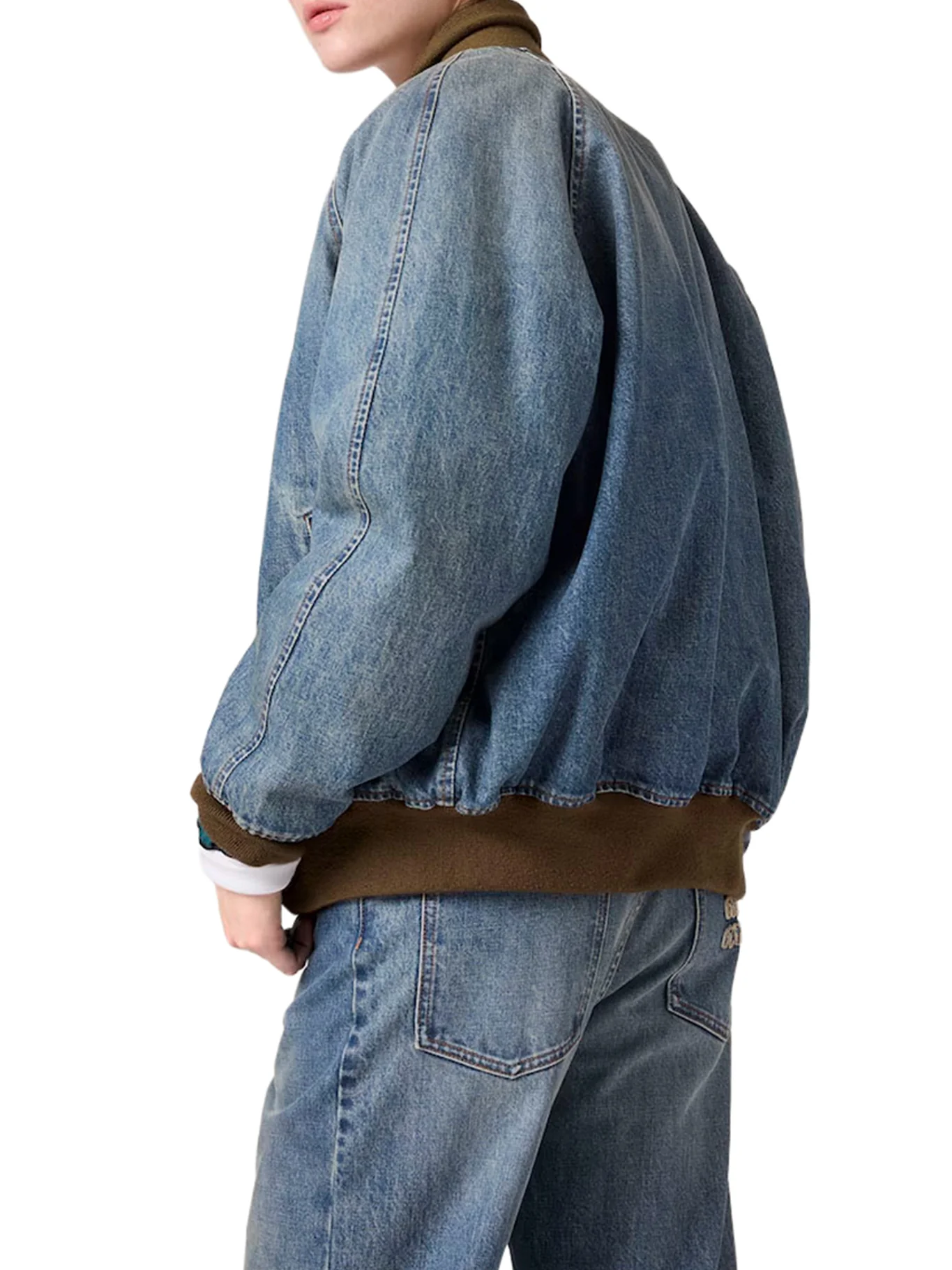 DENIM BLOUSON - Image 4