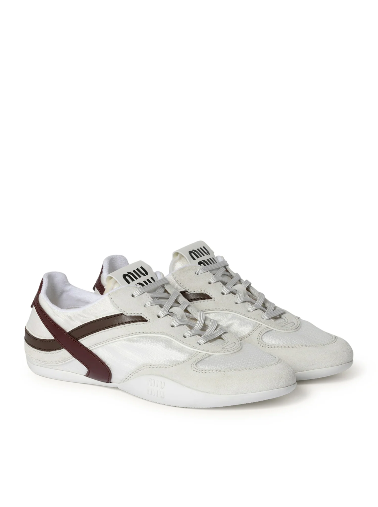 GYMNASIUM SNEAKERS IN TECHNICAL FABRIC AND SUEDE - Image 2