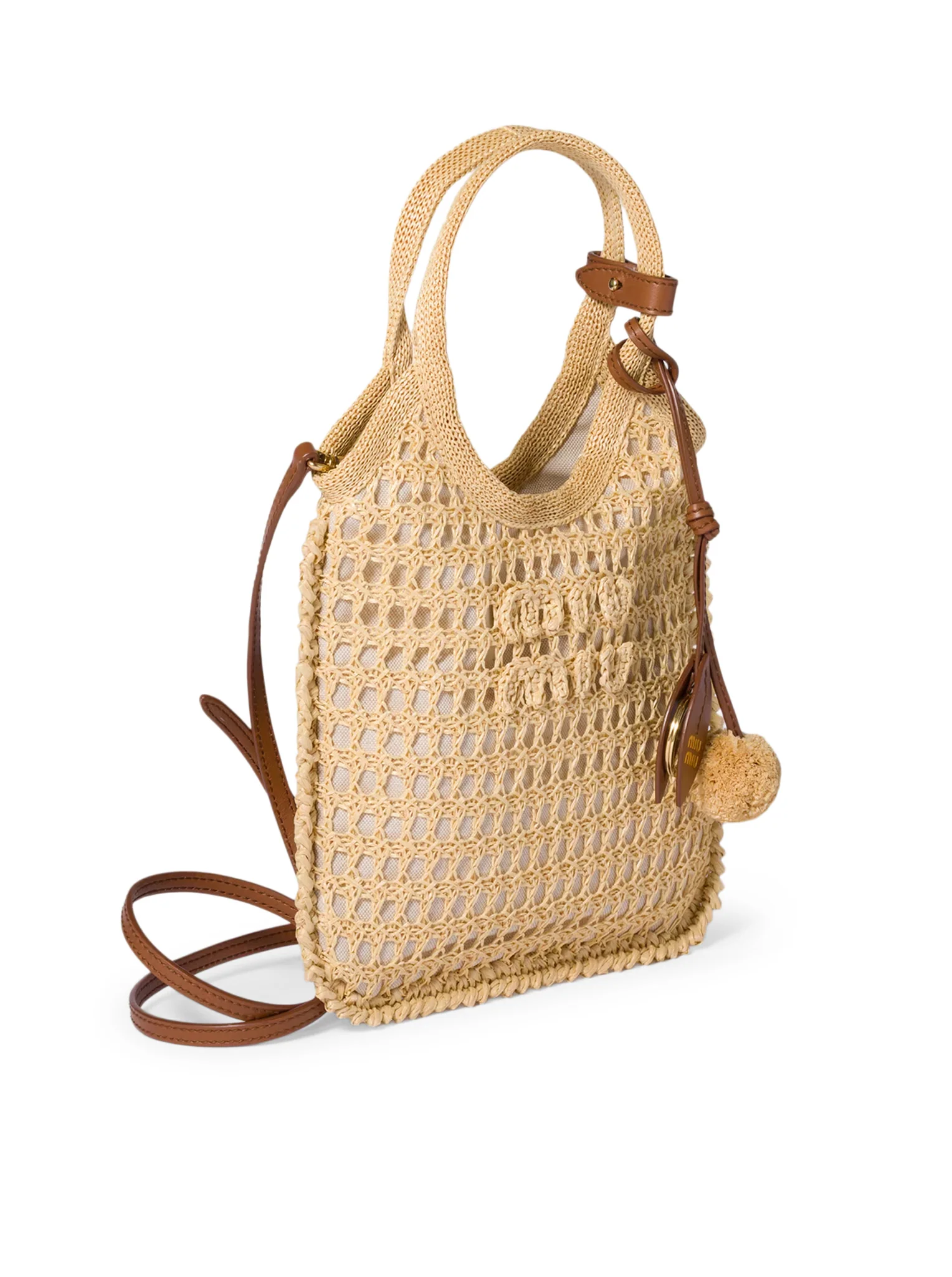 IVY RAFFIA CROCHET HANDBAG - Image 2