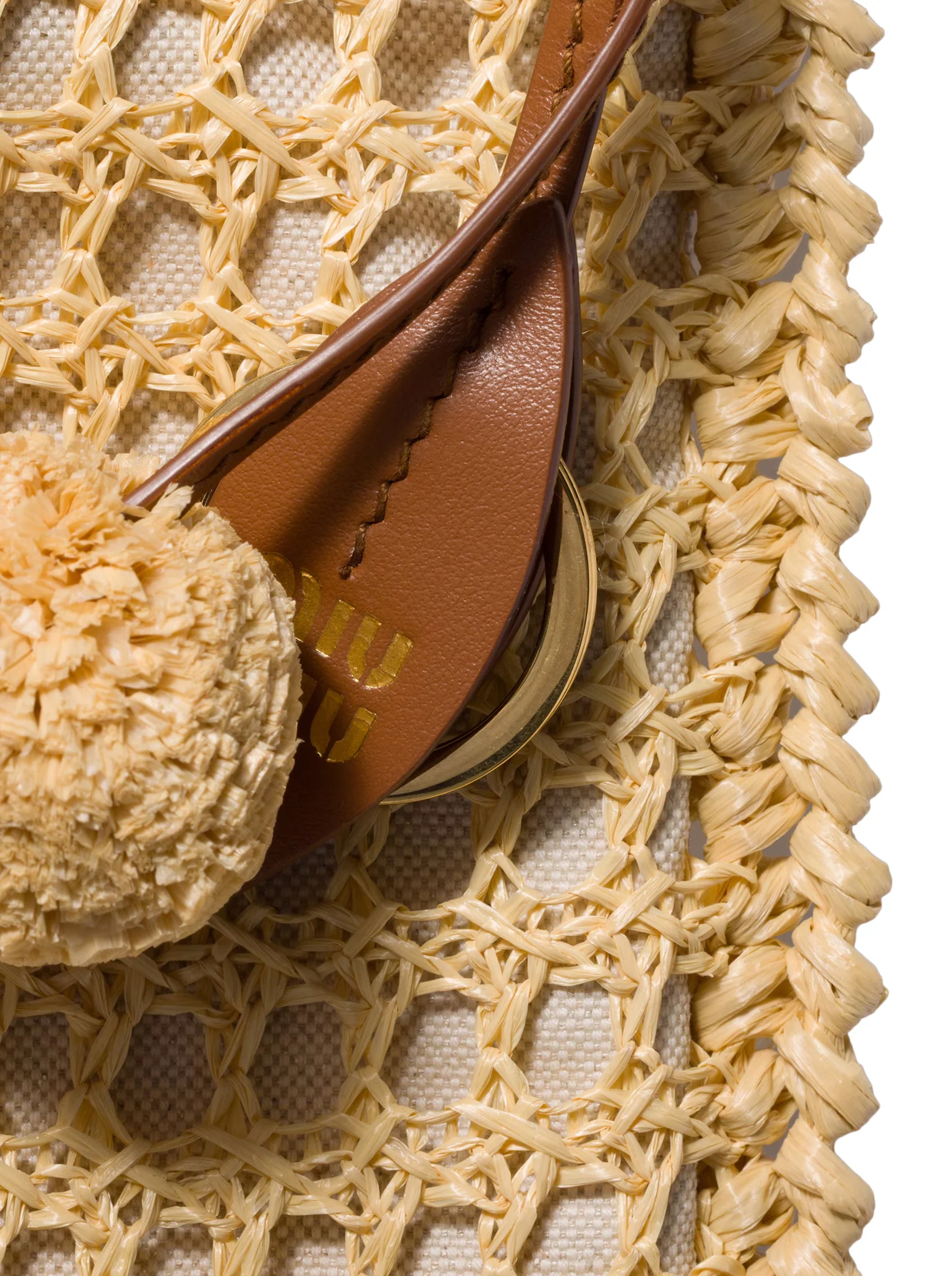 IVY RAFFIA CROCHET HANDBAG - Image 4