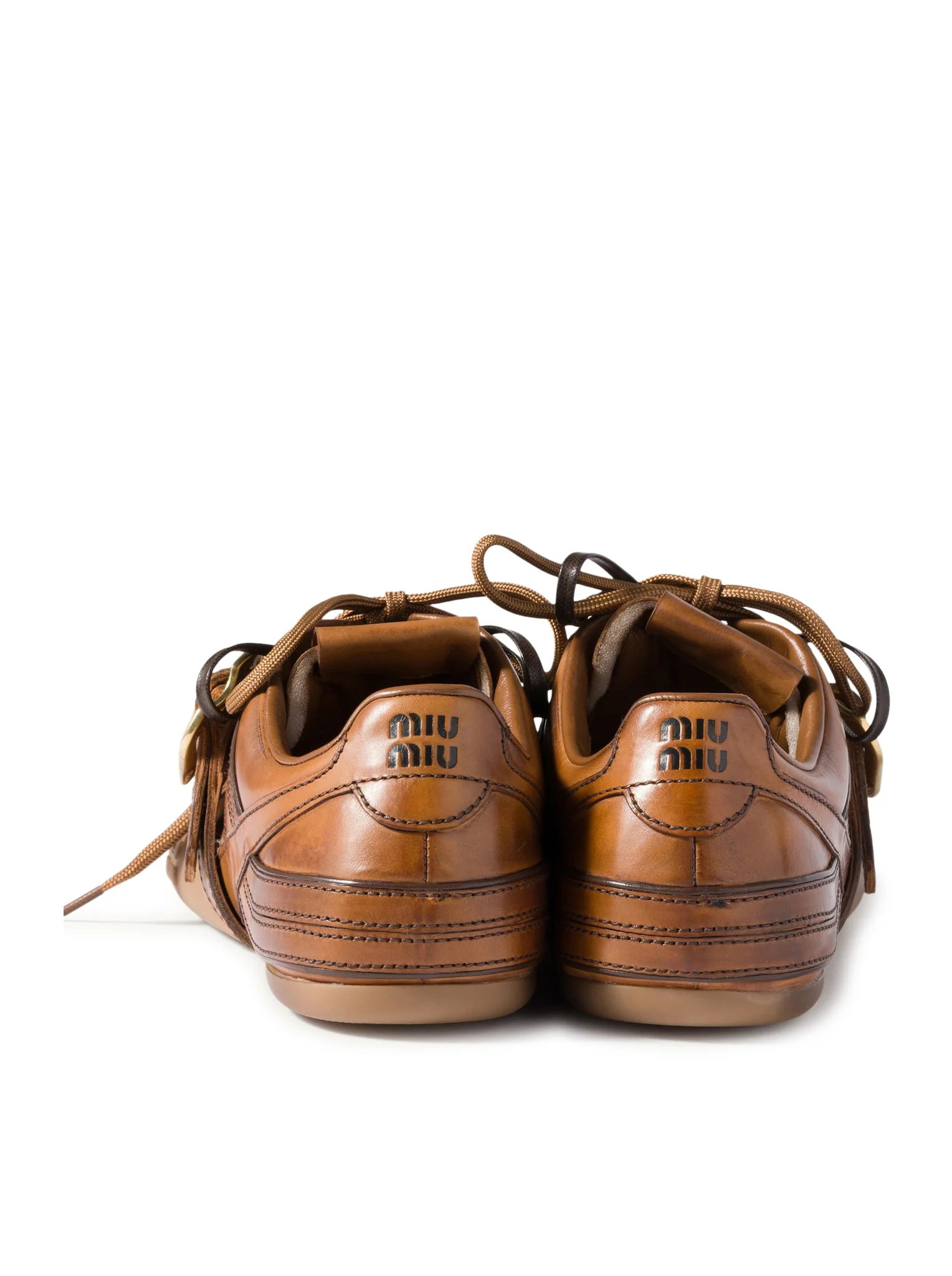 LEATHER SNEAKERS WITH BUCKLE - Image 5