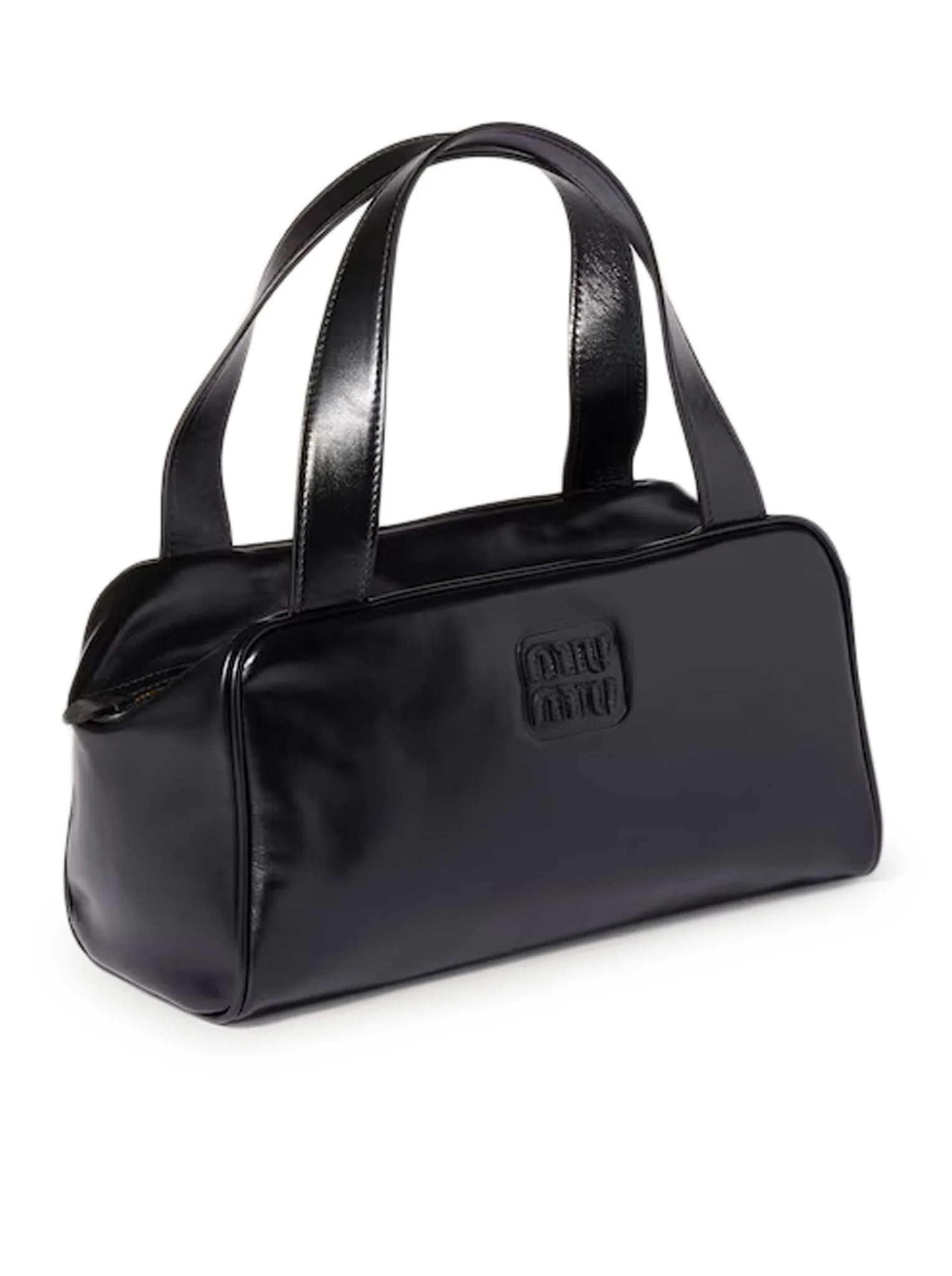 LEATHER TOP HANDLE BAG - Image 4