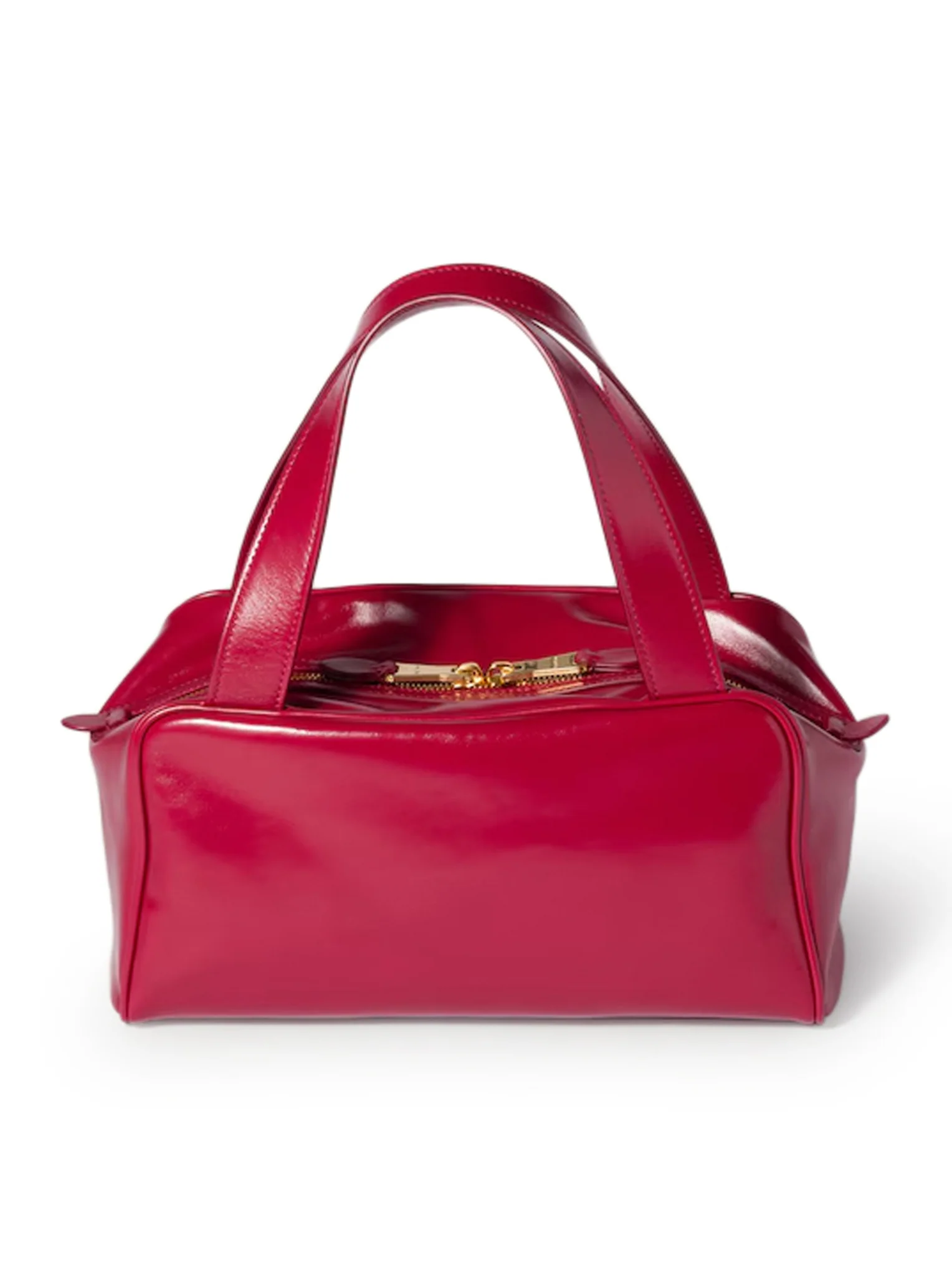 LEATHER TOP HANDLE BAG - Image 3