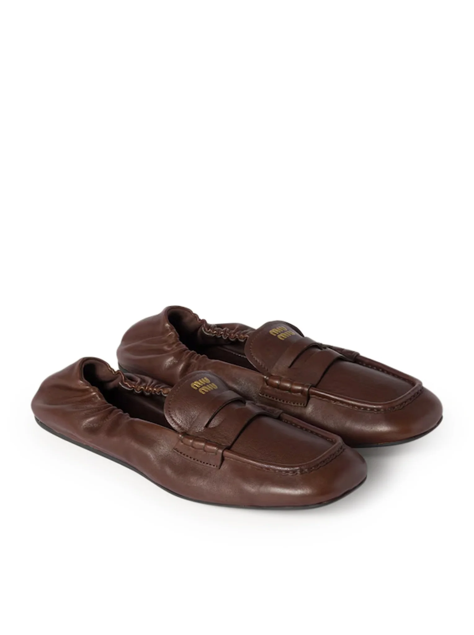 NAPPA LEATHER RUFFLED LOAFERS - Image 3