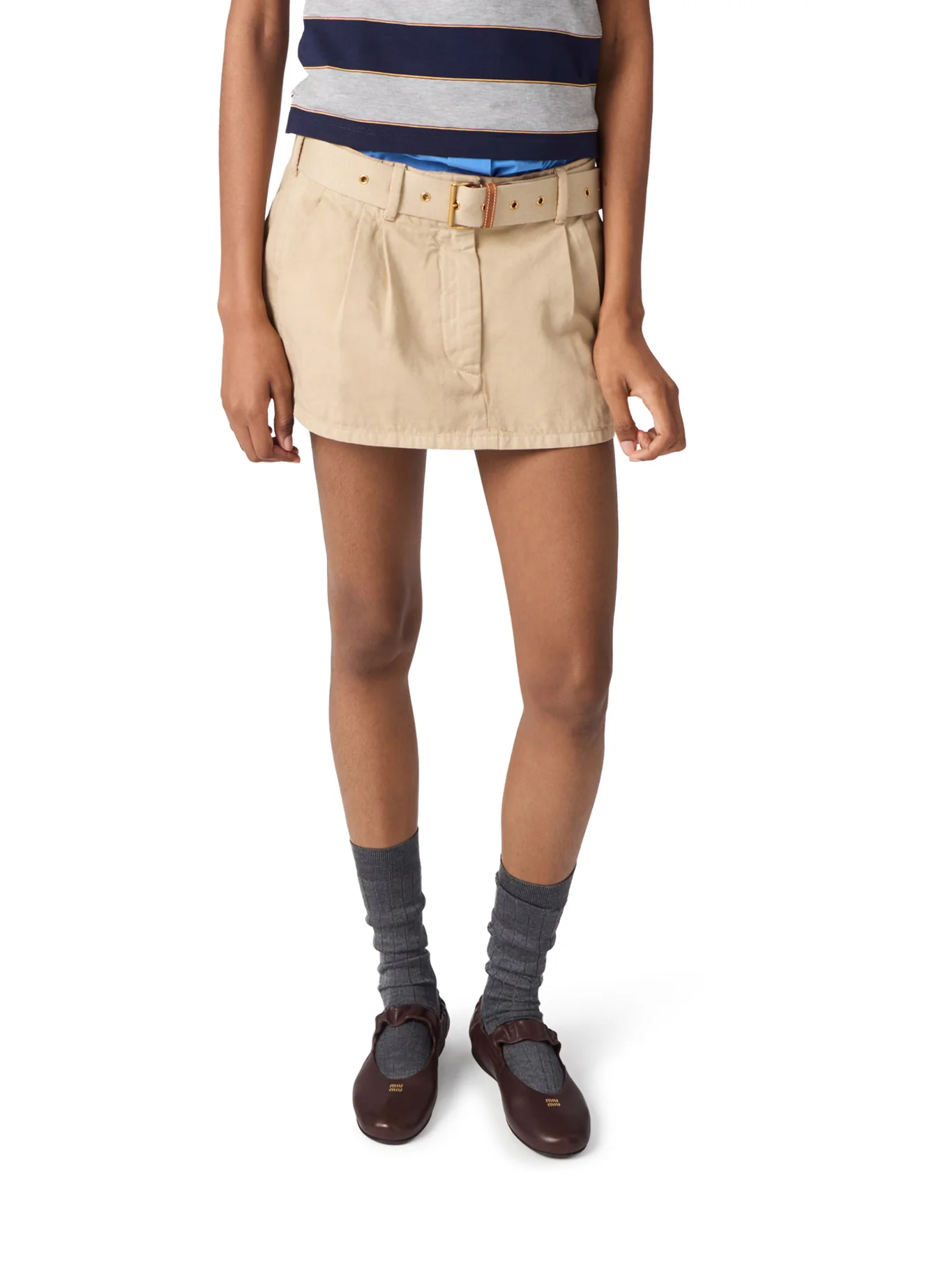 OLD GABARDINE MINISKIRT - Image 3
