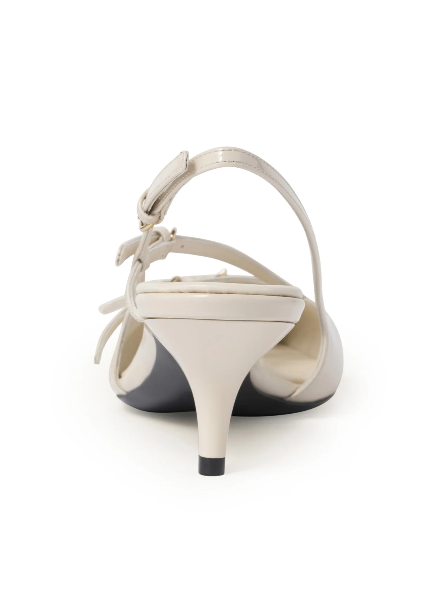 PATENT LEATHER SLINGBACK WITH BUCKLES - Image 3
