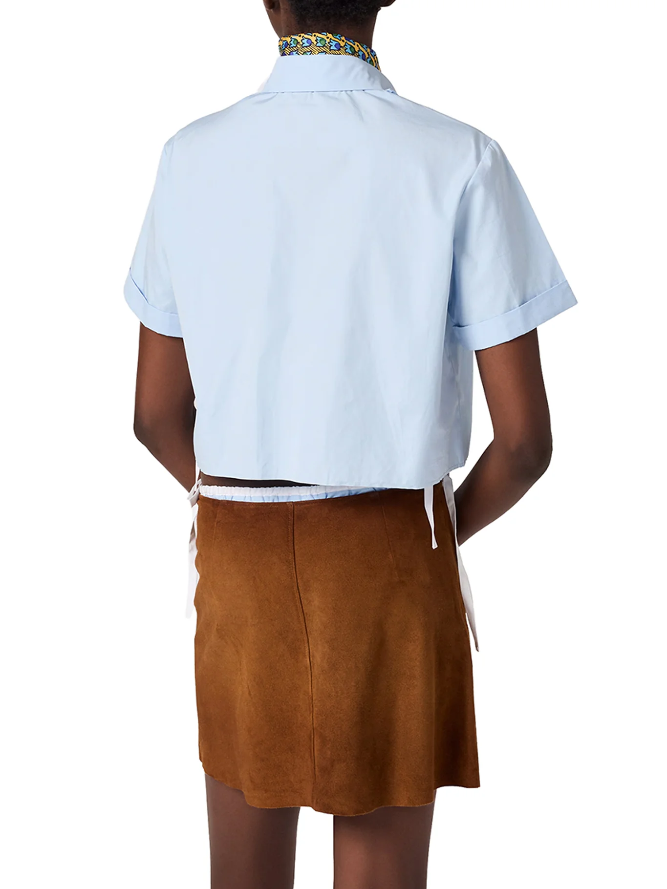 POPLIN SHIRT WITH RUFFLED DETAILS - Image 4