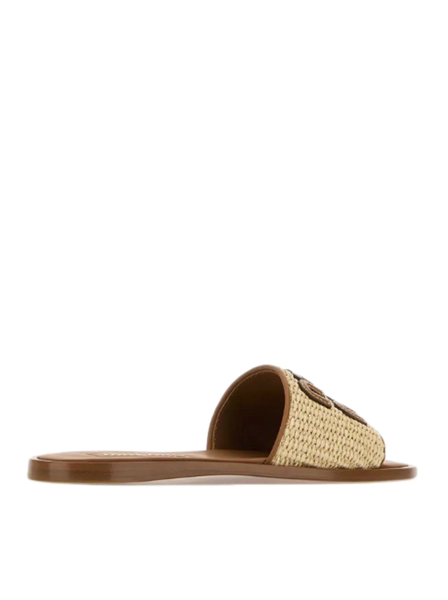 RAFFIA AND LEATHER SLIPPERS - Image 3