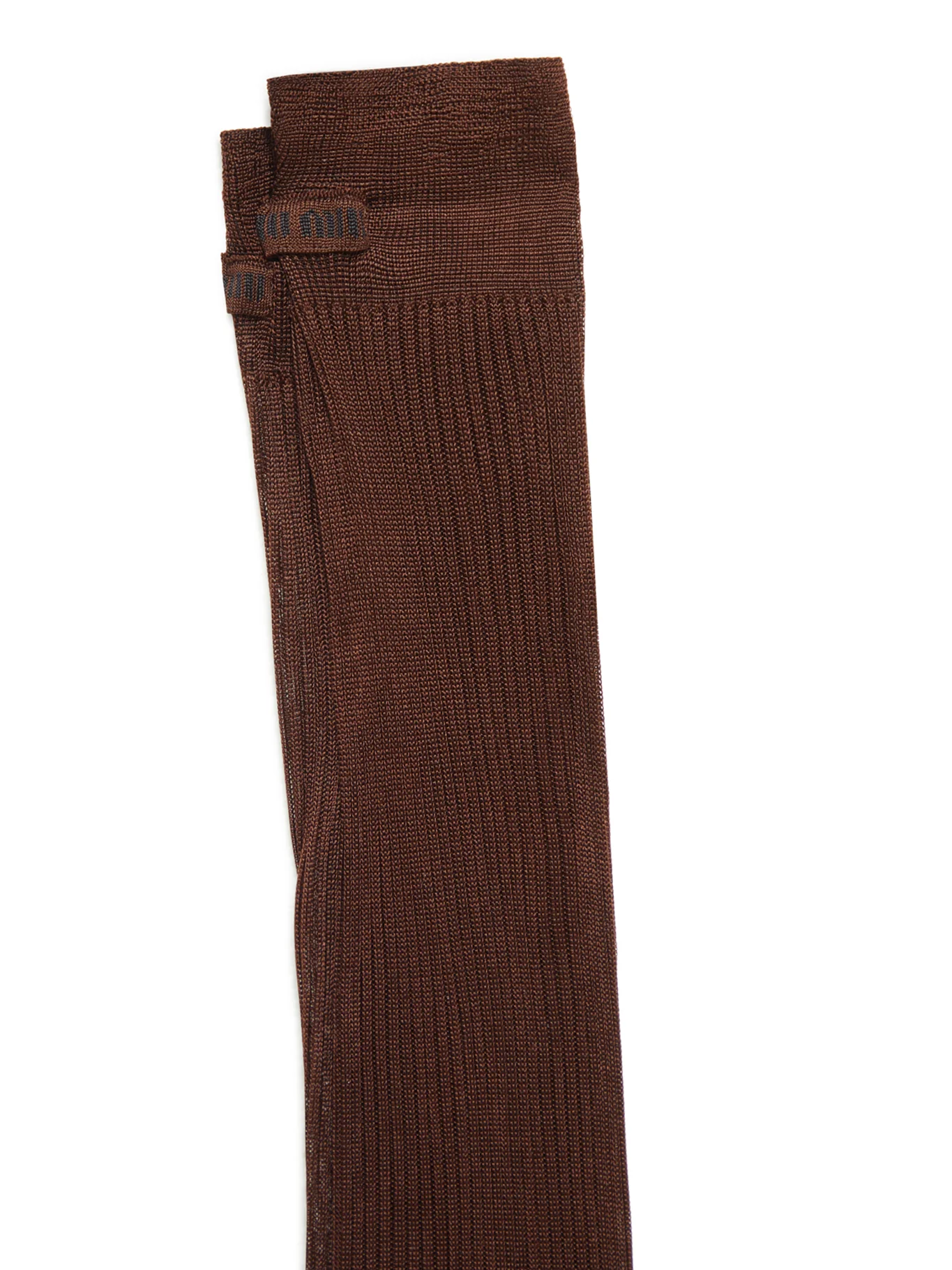 RIBBED SILK SOCKS - Image 2