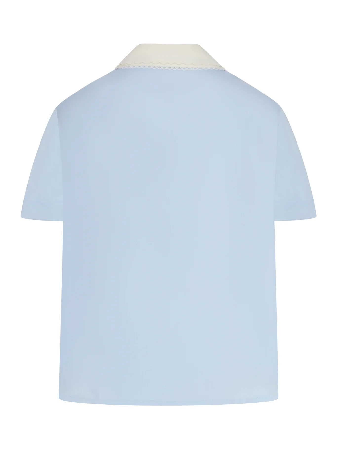 SHORT-SLEEVED COTTON POPLIN SHIRT - Image 2