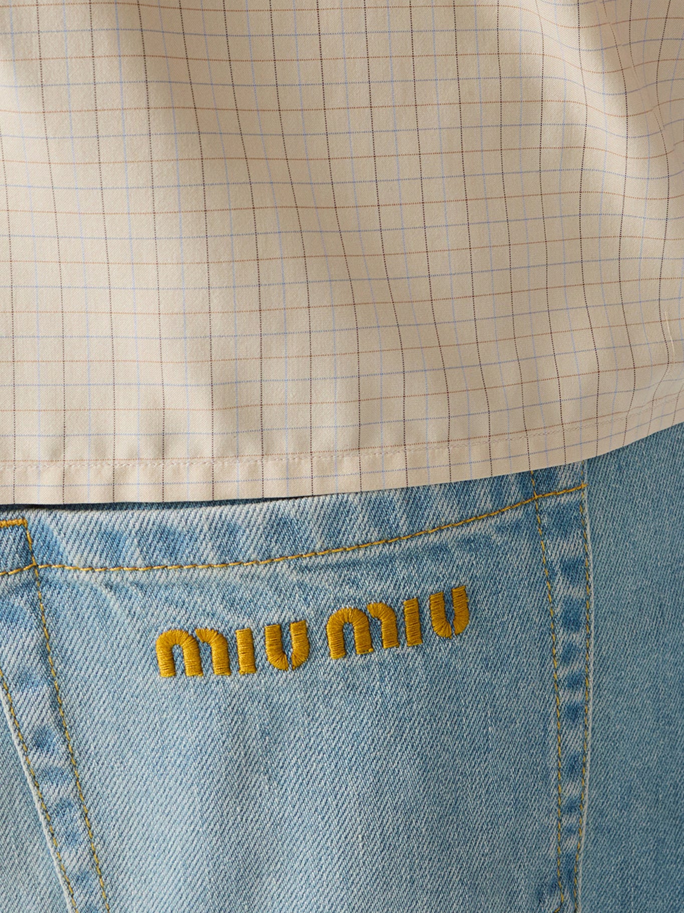 STRAIGHT LEG JEANS IN COTTON DENIM - Image 5